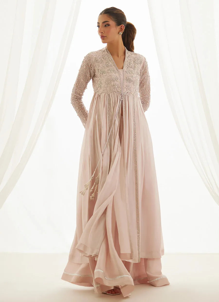 Tali Pale Pink Kalidaar | LUXE PRET' 25 | FARAH TALIB AZIZ