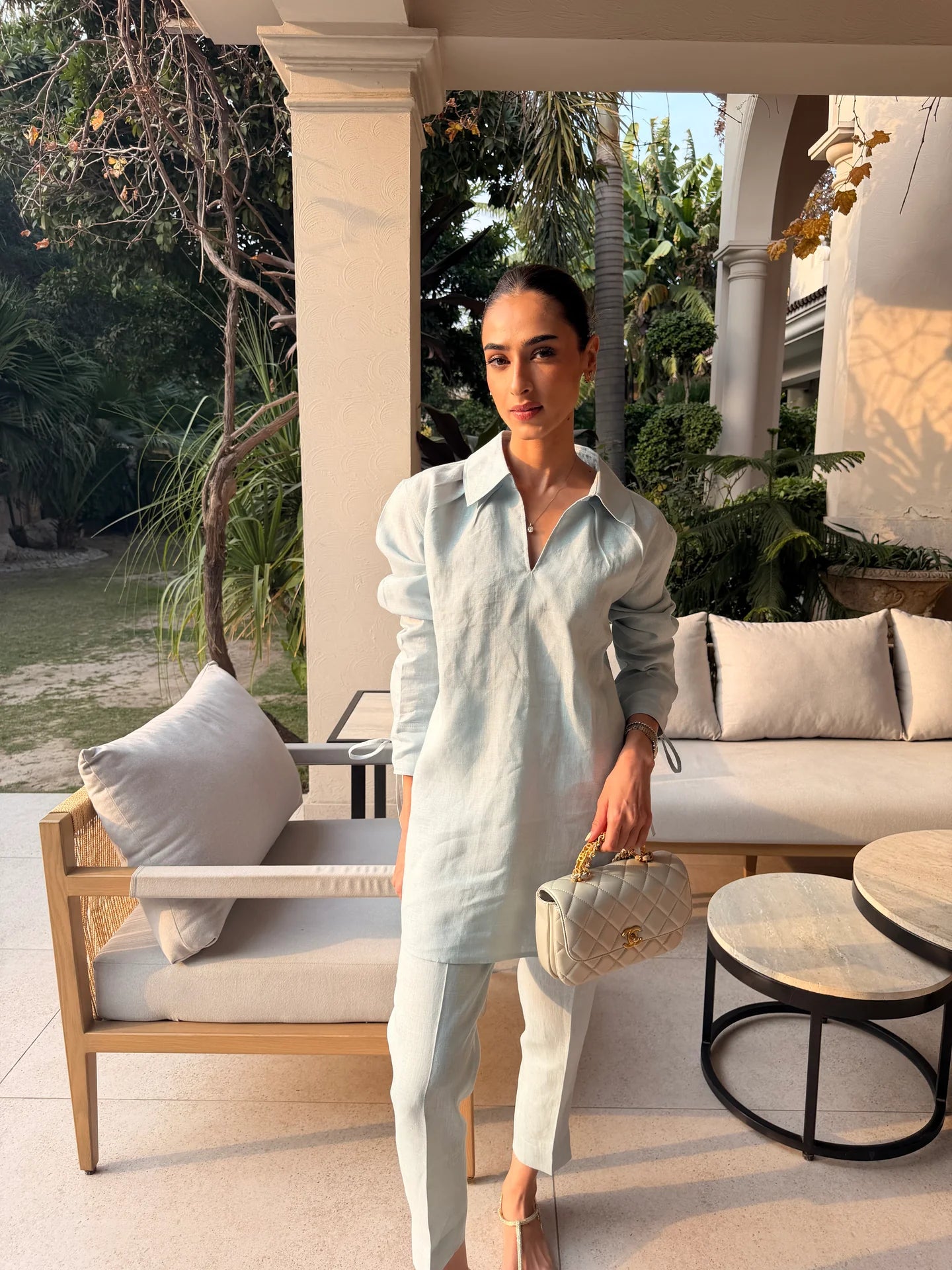 Blue Bow Set | Sak Atelier