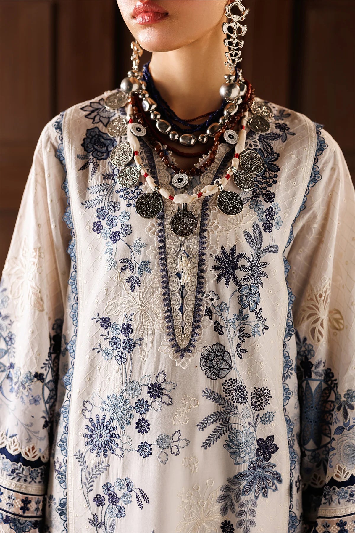 ELU26D06 | UNSTITCHED EID LAWN | Baroque