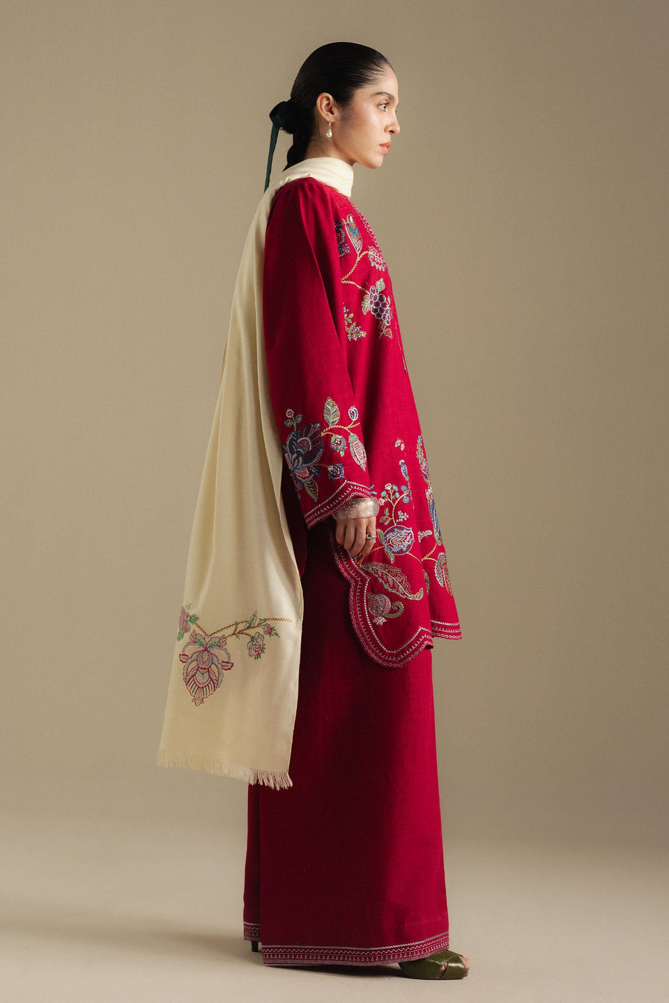 BERRY-3B | Coco Winter Unstitched’25 | Zara Shahjahan