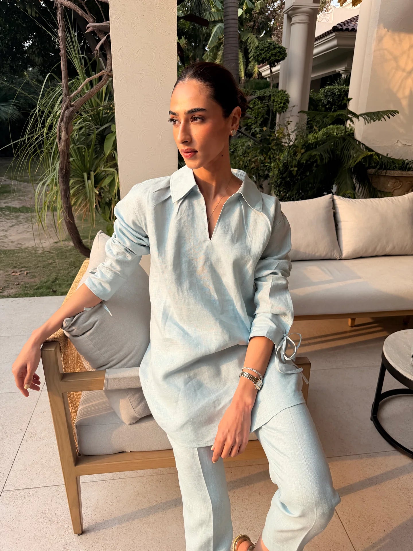 Blue Bow Set | Sak Atelier