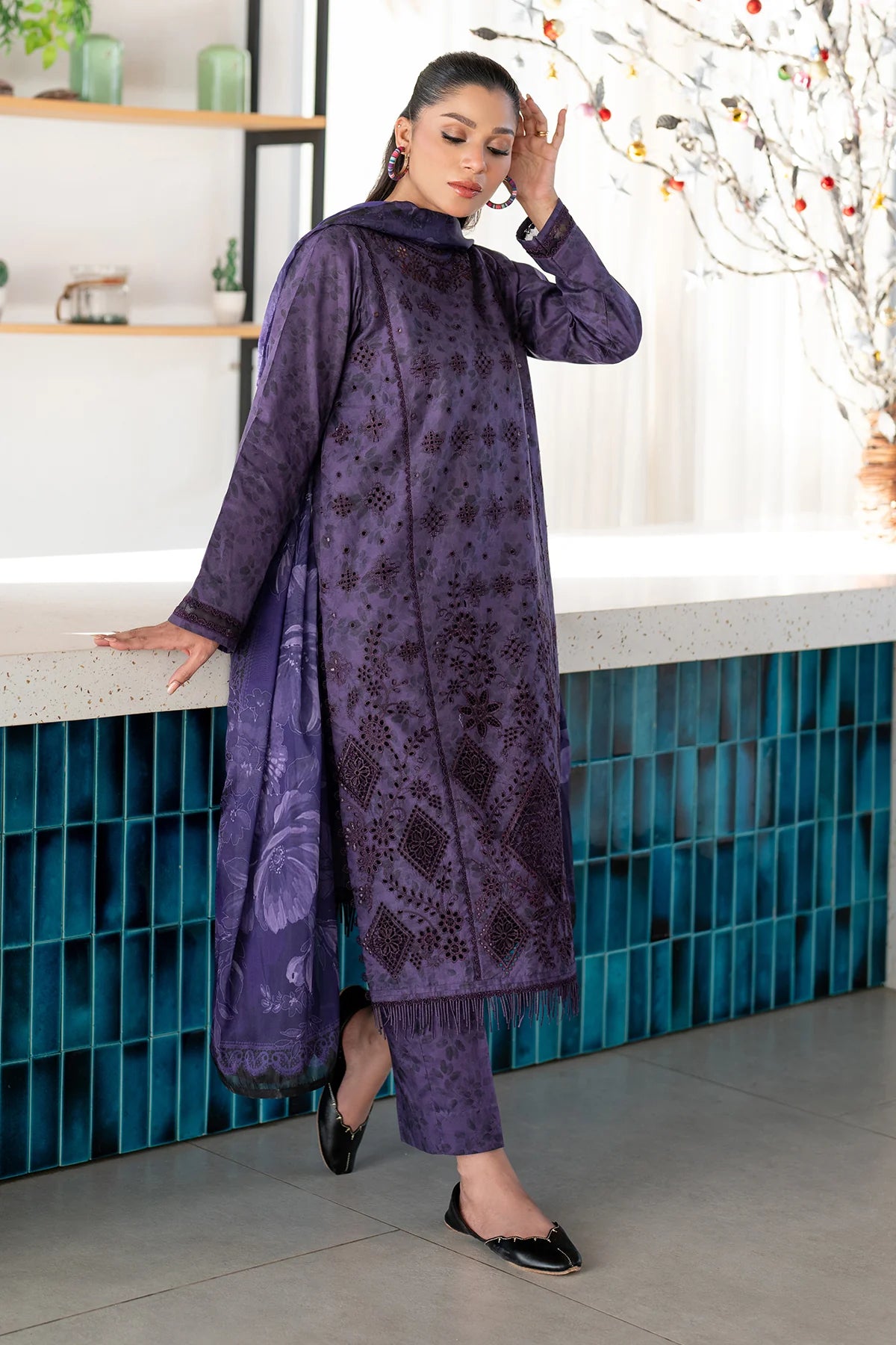 ESUF4096 | UNSTITCHED | Baroque