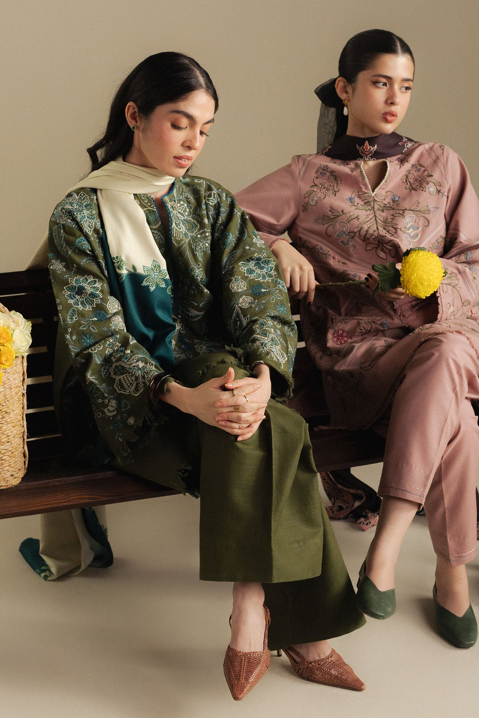 MIST-2B | Coco Winter Unstitched’25 | Zara Shahjahan