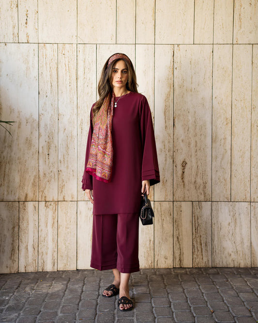 Burgundy Matte Set | LIRA