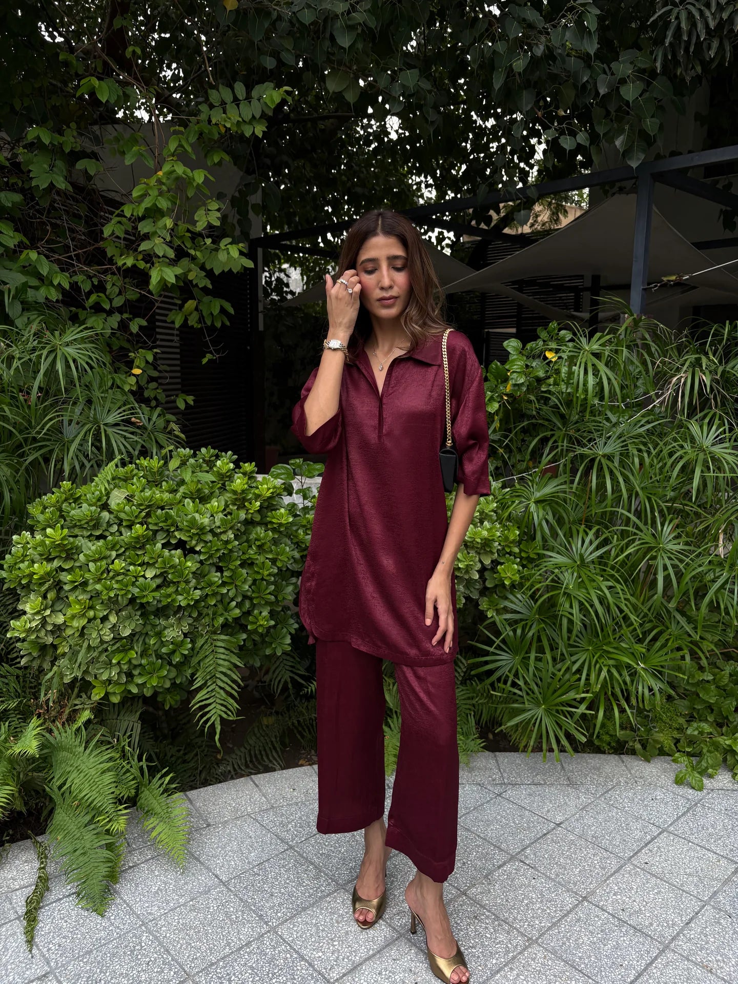 BURGUNDY COCO SET | Sak Atelier
