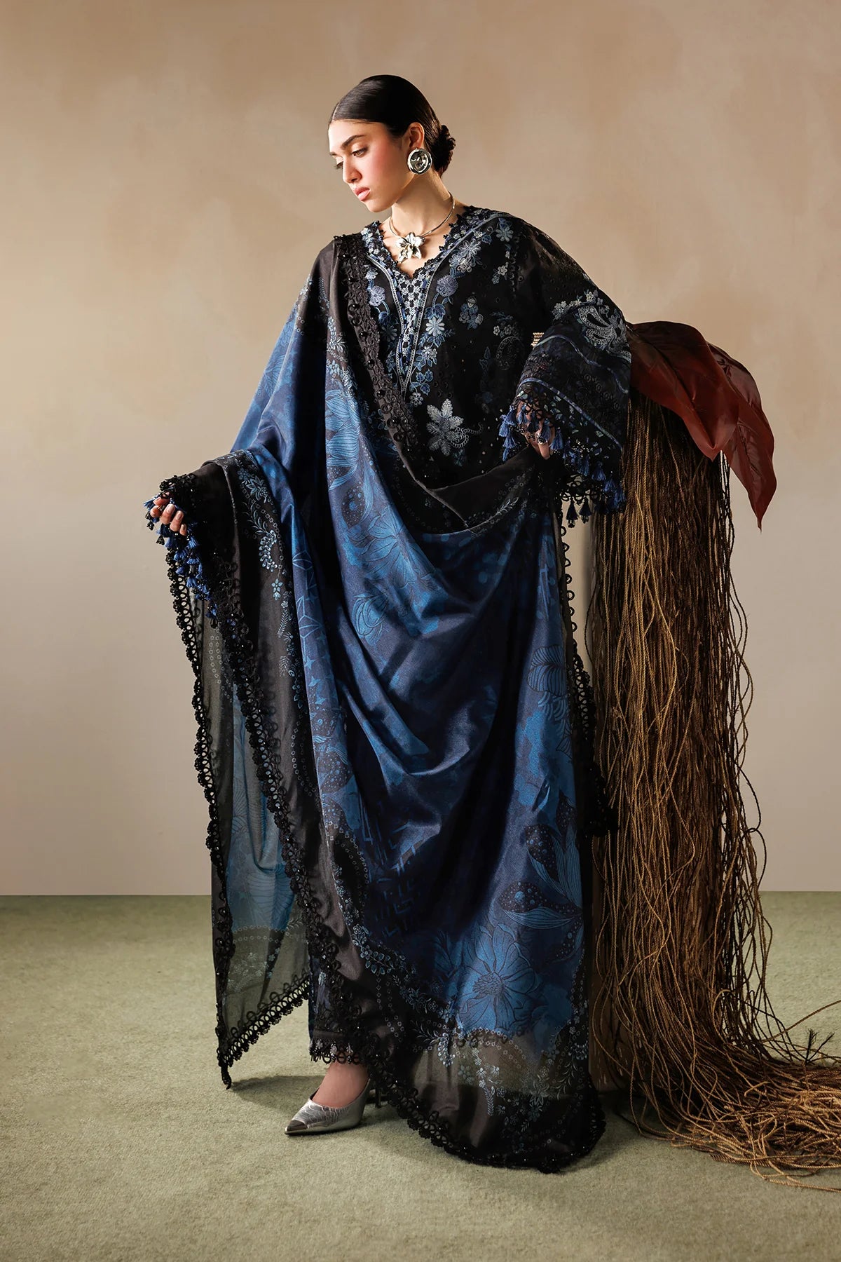 ELU26D08 | UNSTITCHED EID LAWN | Baroque