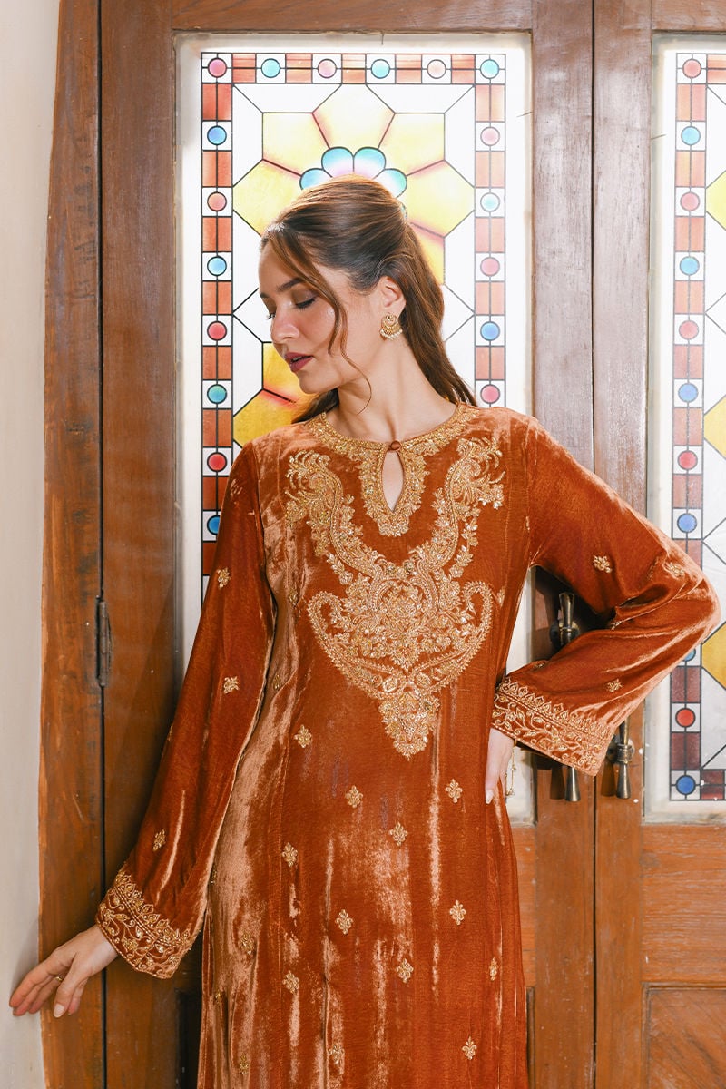 GULNOOR KAFTAN | QISSA LUXURY VELVETS | ANSAB JAHANGIR
