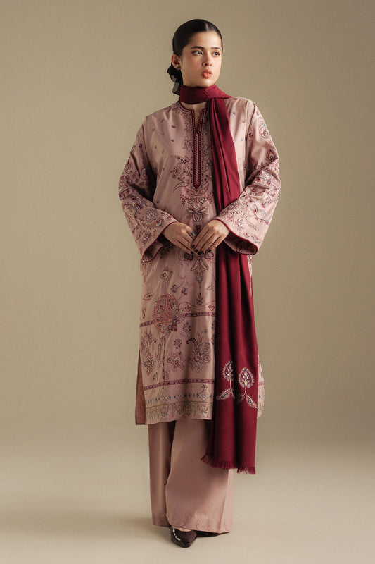 BLOOM-6A | Coco Winter Unstitched’25 | Zara Shahjahan