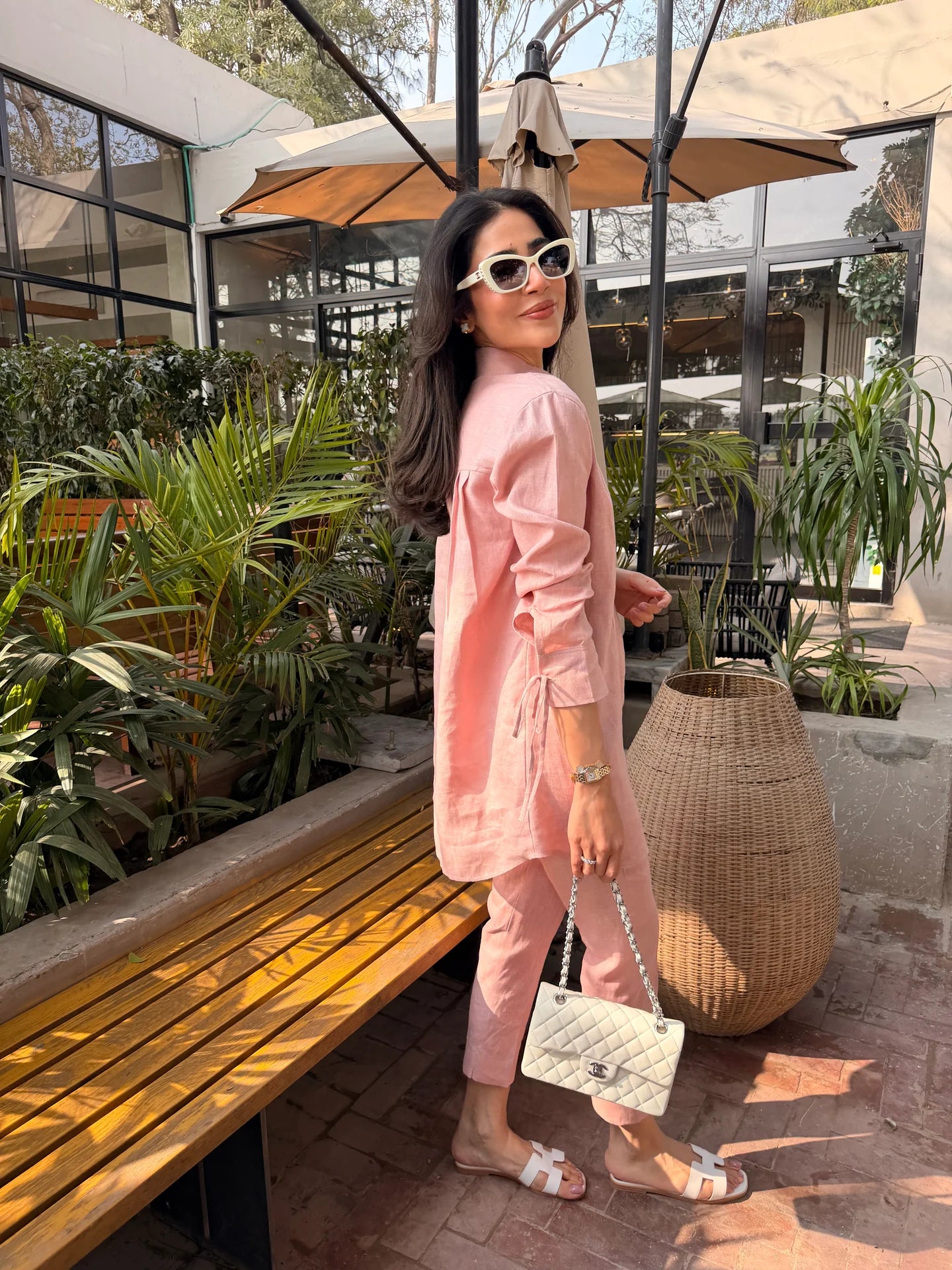 Light Pink Bow Set | Sak Atelier