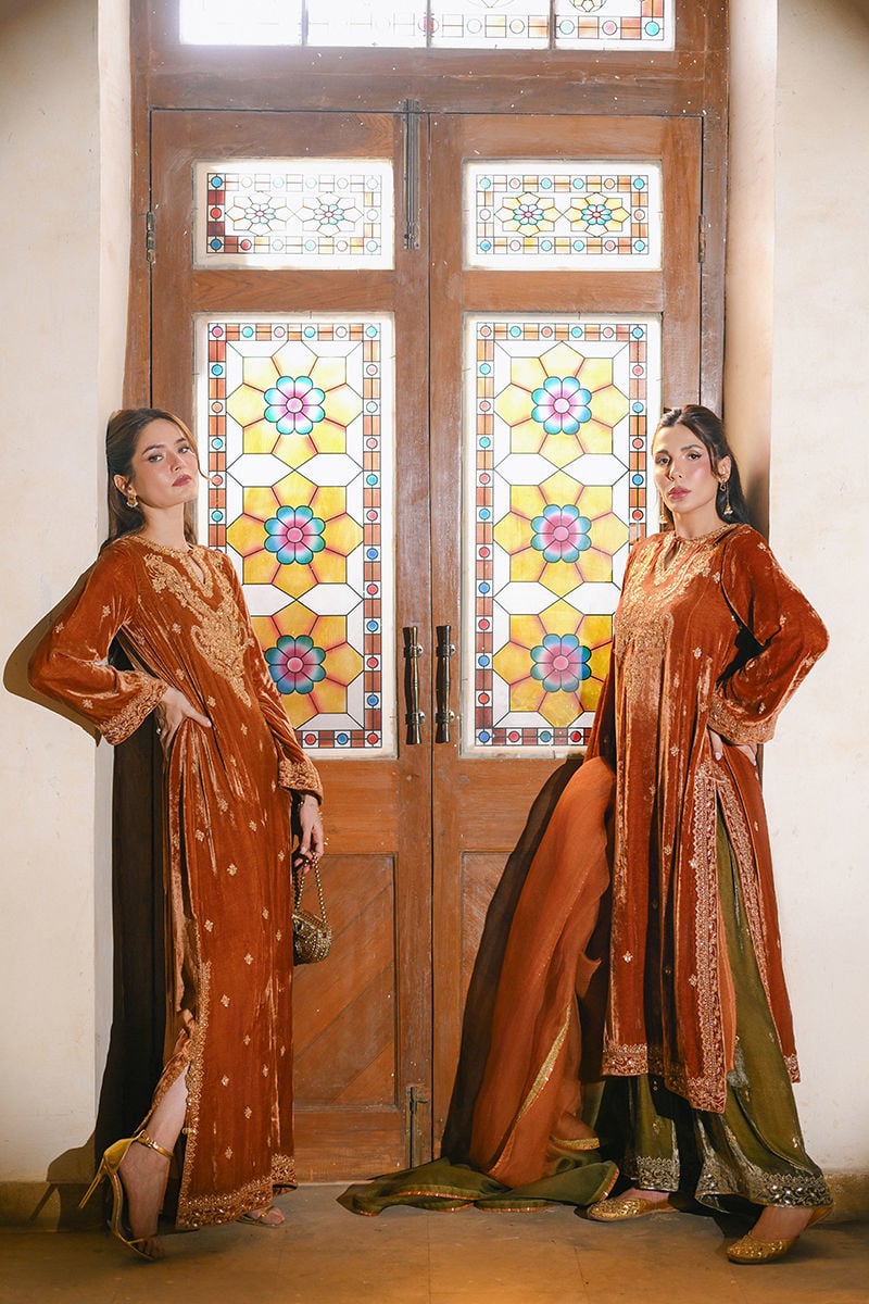 GULNOOR KAFTAN | QISSA LUXURY VELVETS | ANSAB JAHANGIR