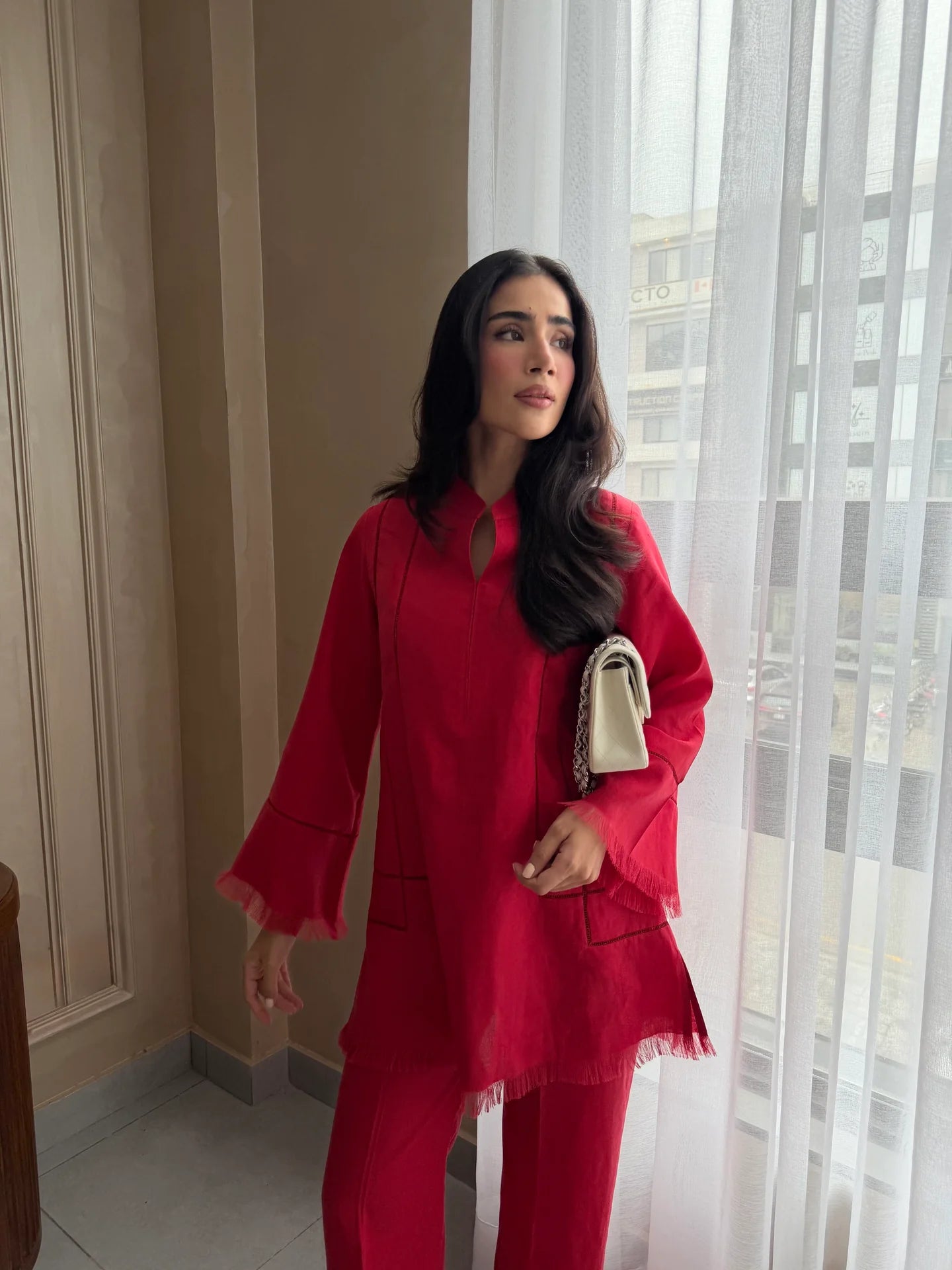POPPY RED NEW CARLO | Sak Atelier