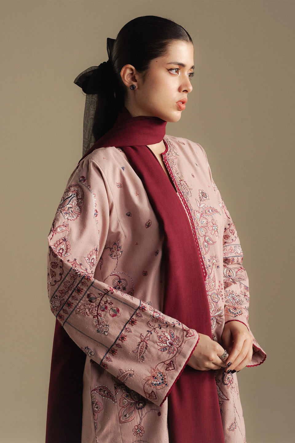 BLOOM-6A | Coco Winter Unstitched’25 | Zara Shahjahan
