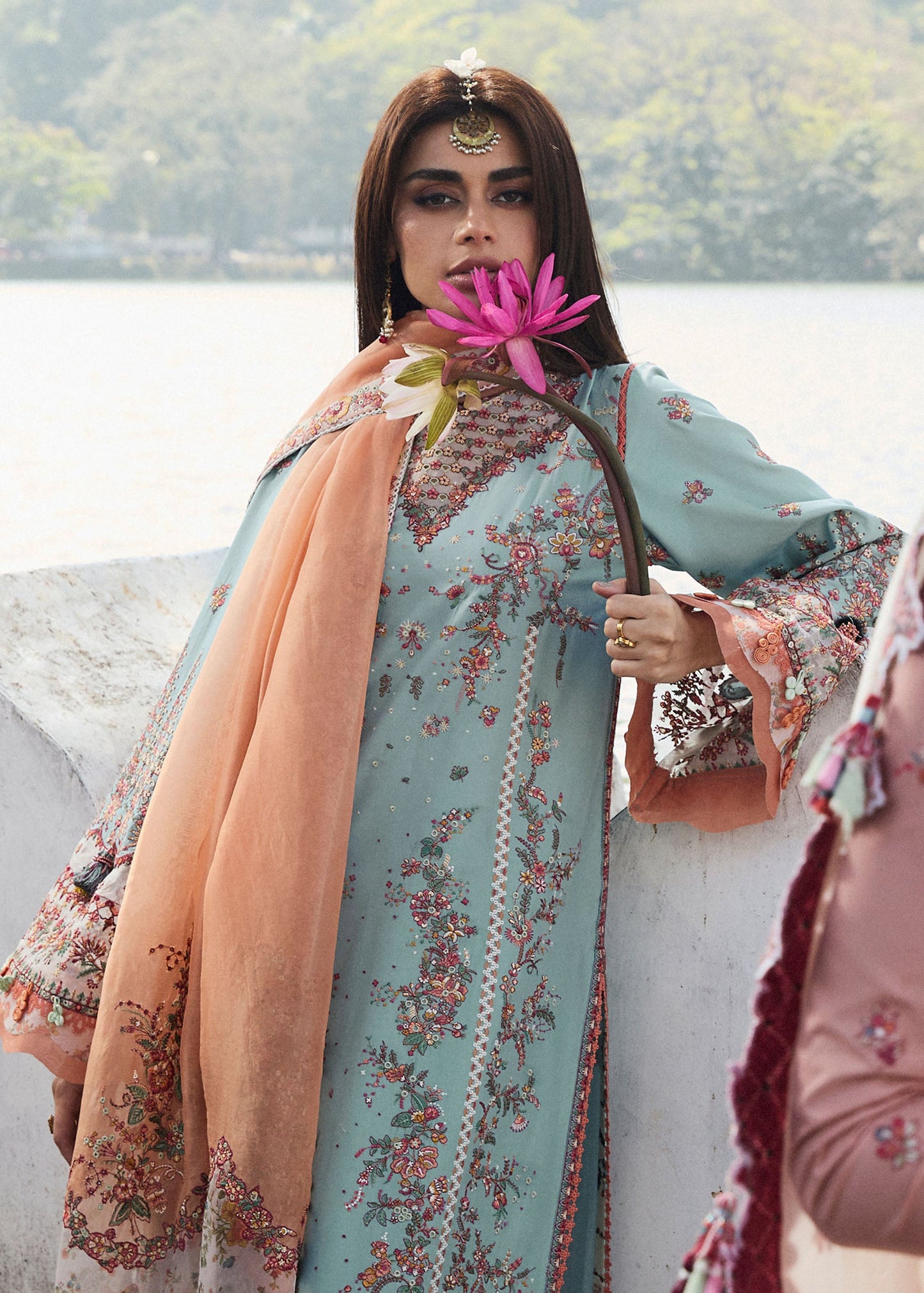 Malibu | Hussain Rehar Luxury Lawn’25