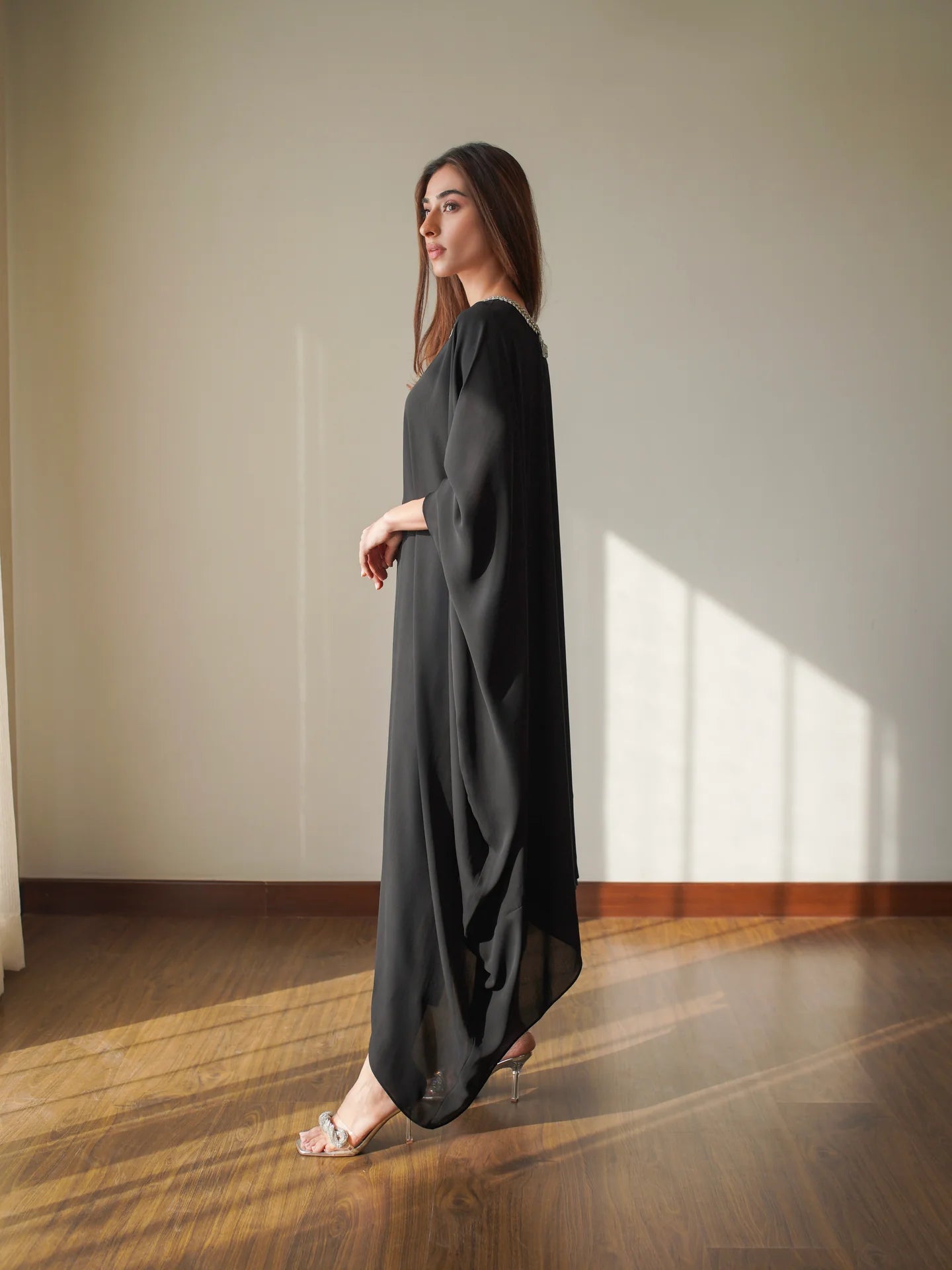 BLACK ZUMA KAFTAAN | SAK ATELIER