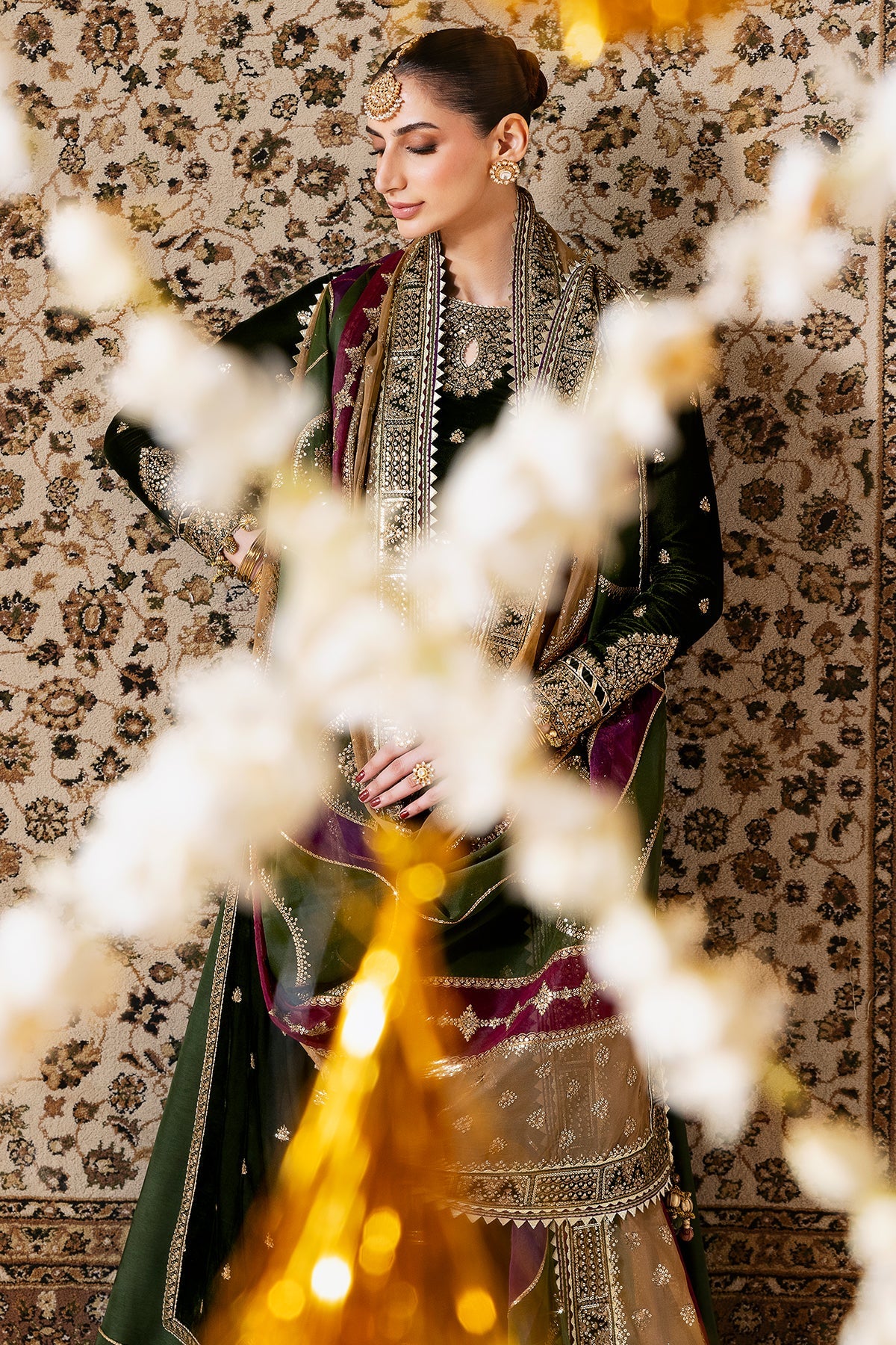 JZ-CVF-D09-0 | EMBROIDERED VELVET FORMAL | Jazmin