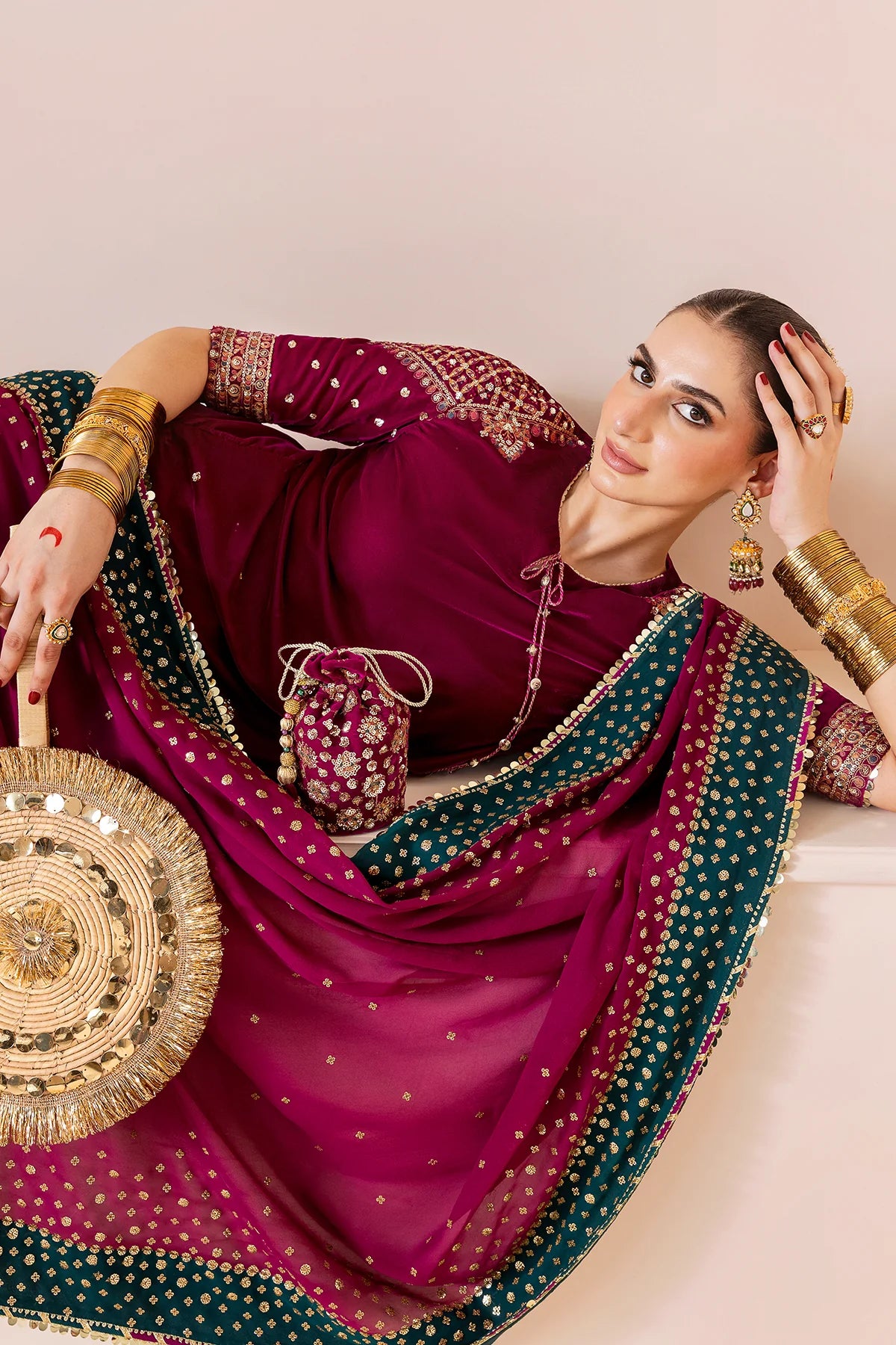 JZ-CVF-D02-0 | EMBROIDERED VELVET FORMAL | Jazmin