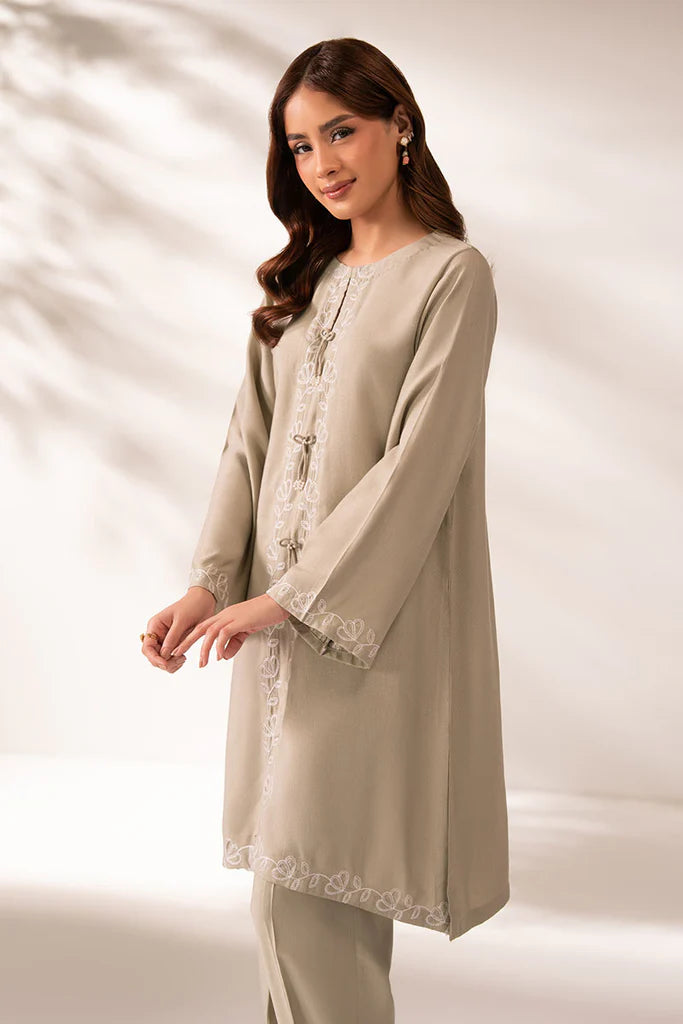 VERDENT VEIL-2PC (SHIRT & TROUSER) | EXCLUSIVE PRET | Cross Stitch