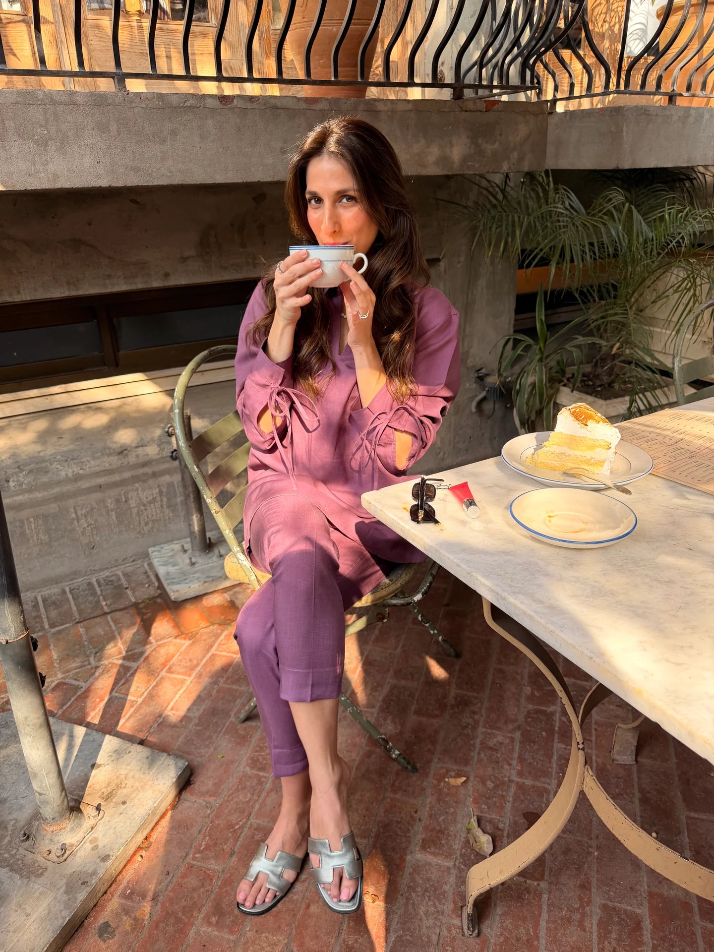 Purple Bow Set | Sak Atelier