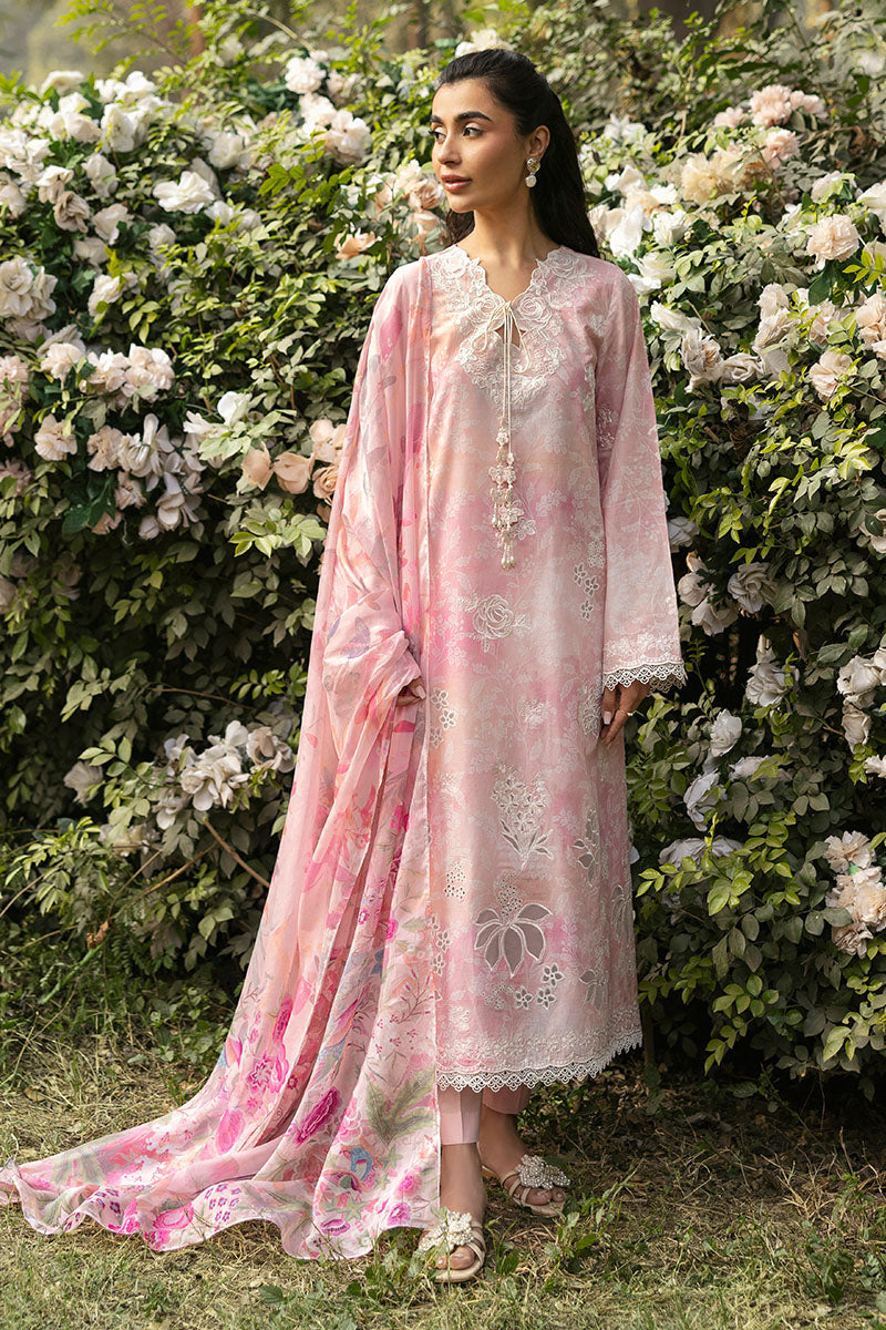 MEADOW MIST-3PC PRINTED LAWN SUIT | Cross Stitch