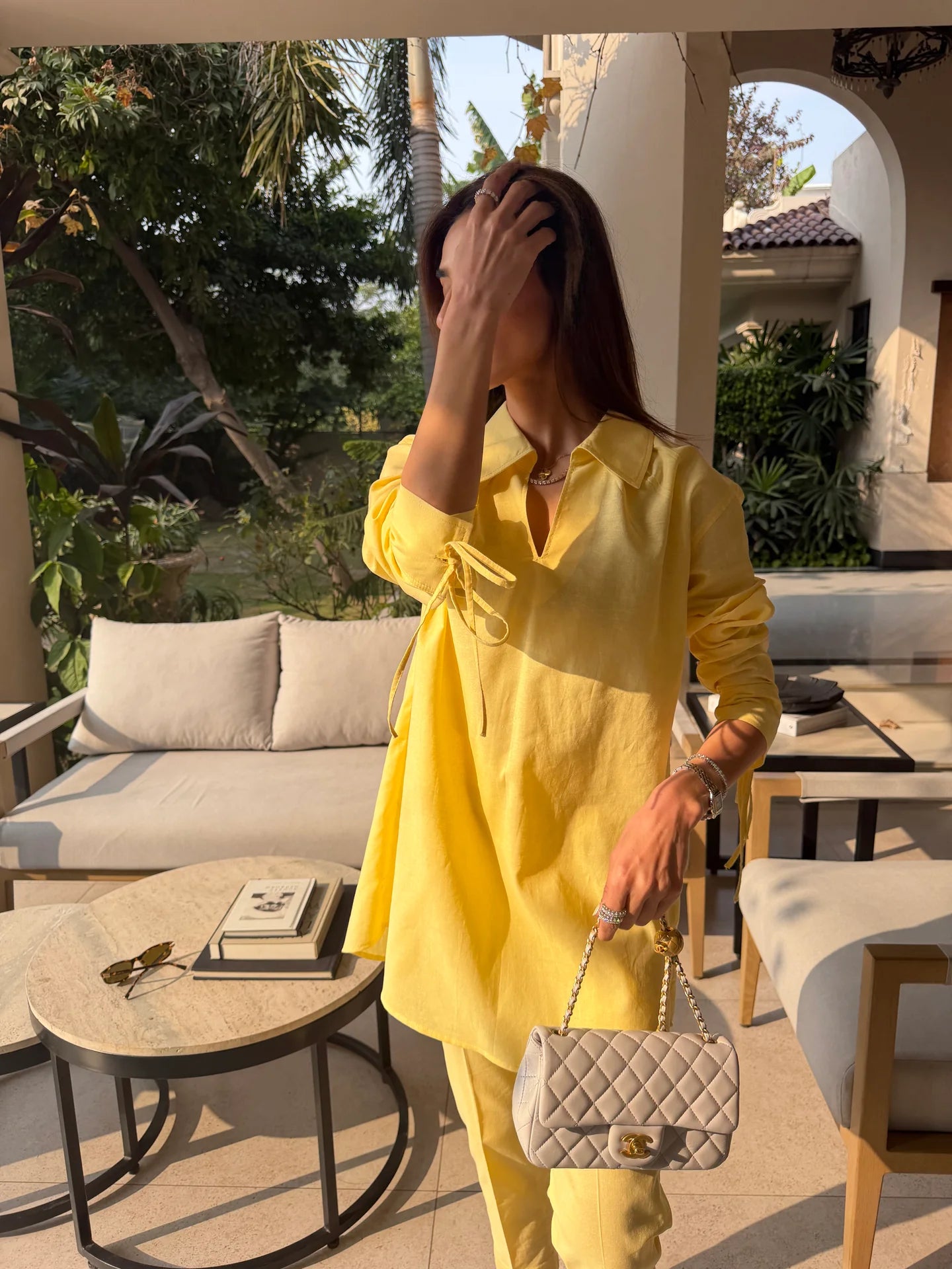 Yellow Bow Set | Sak Atelier