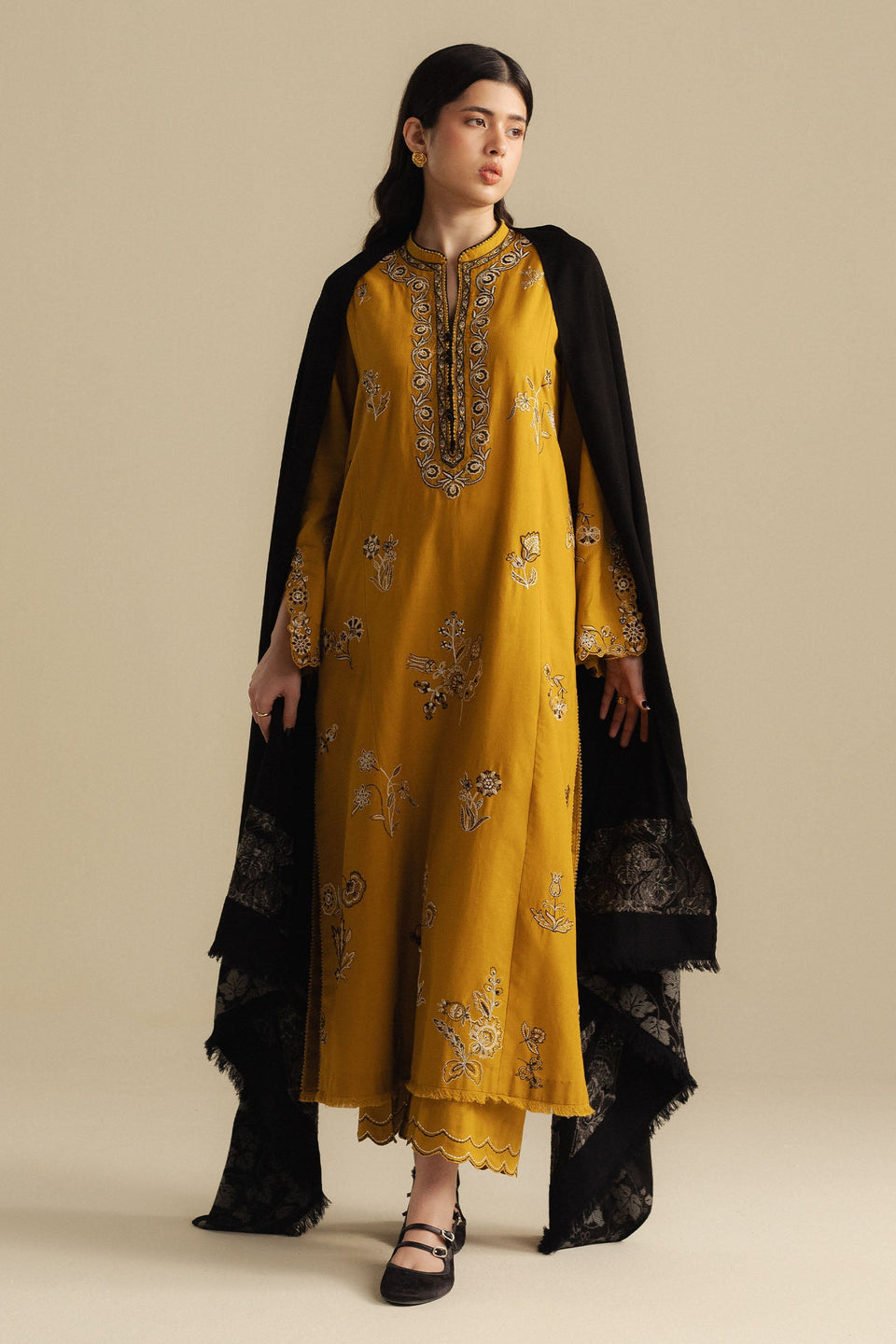 DAWN-5A | Coco Winter Unstitched’25 | Zara Shahjahan