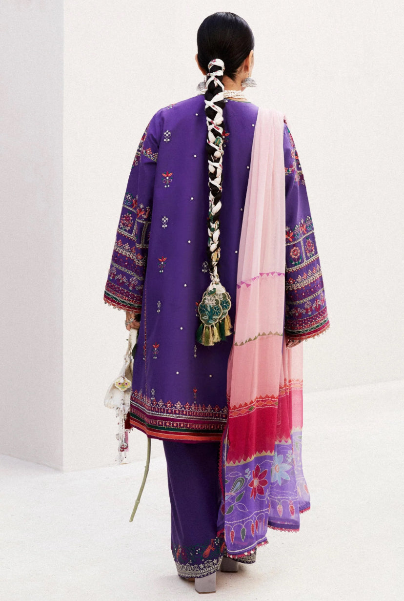 Zara Shahjahan Luxury Lawn 2024 | 7B