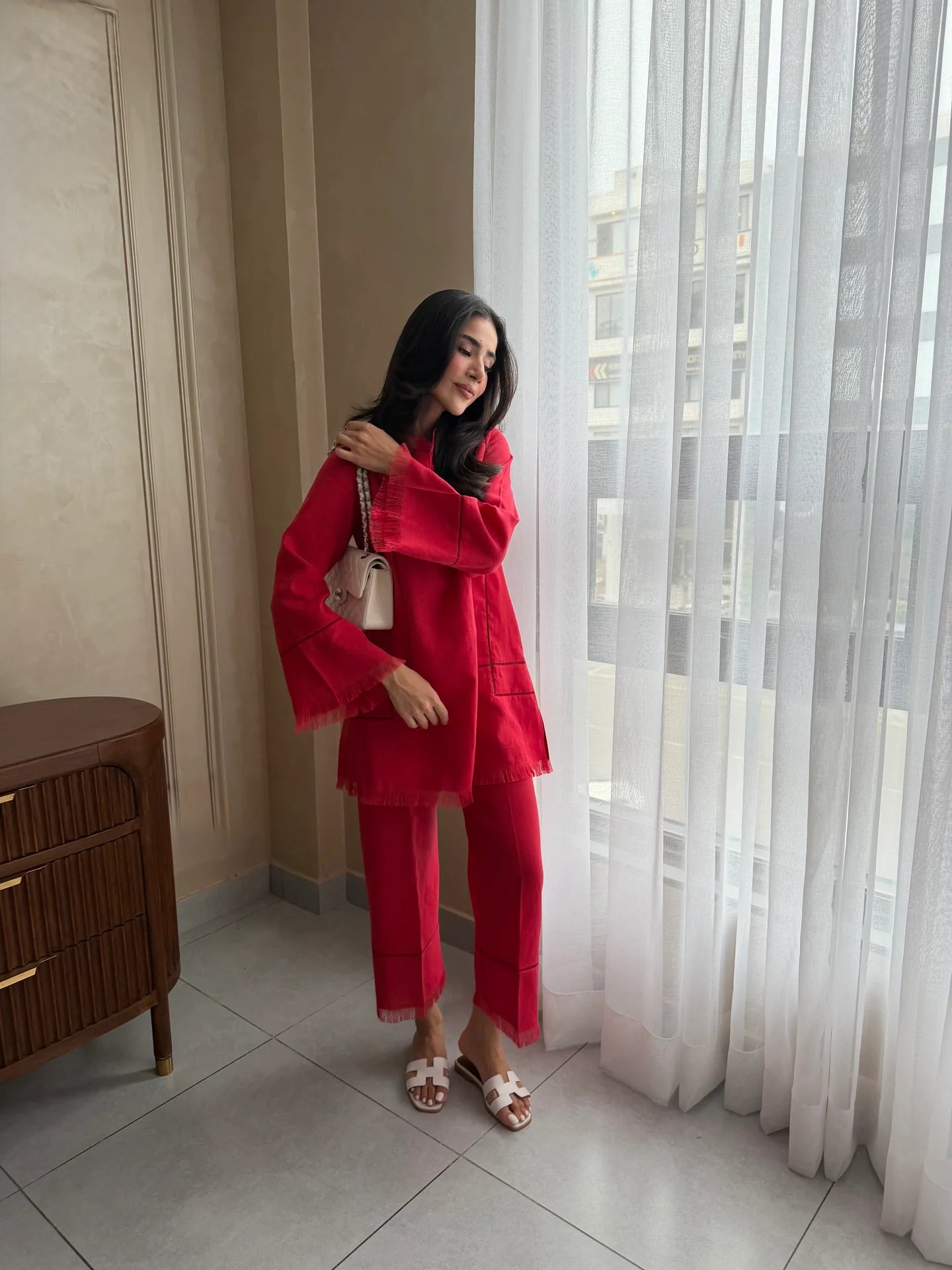 POPPY RED NEW CARLO | Sak Atelier
