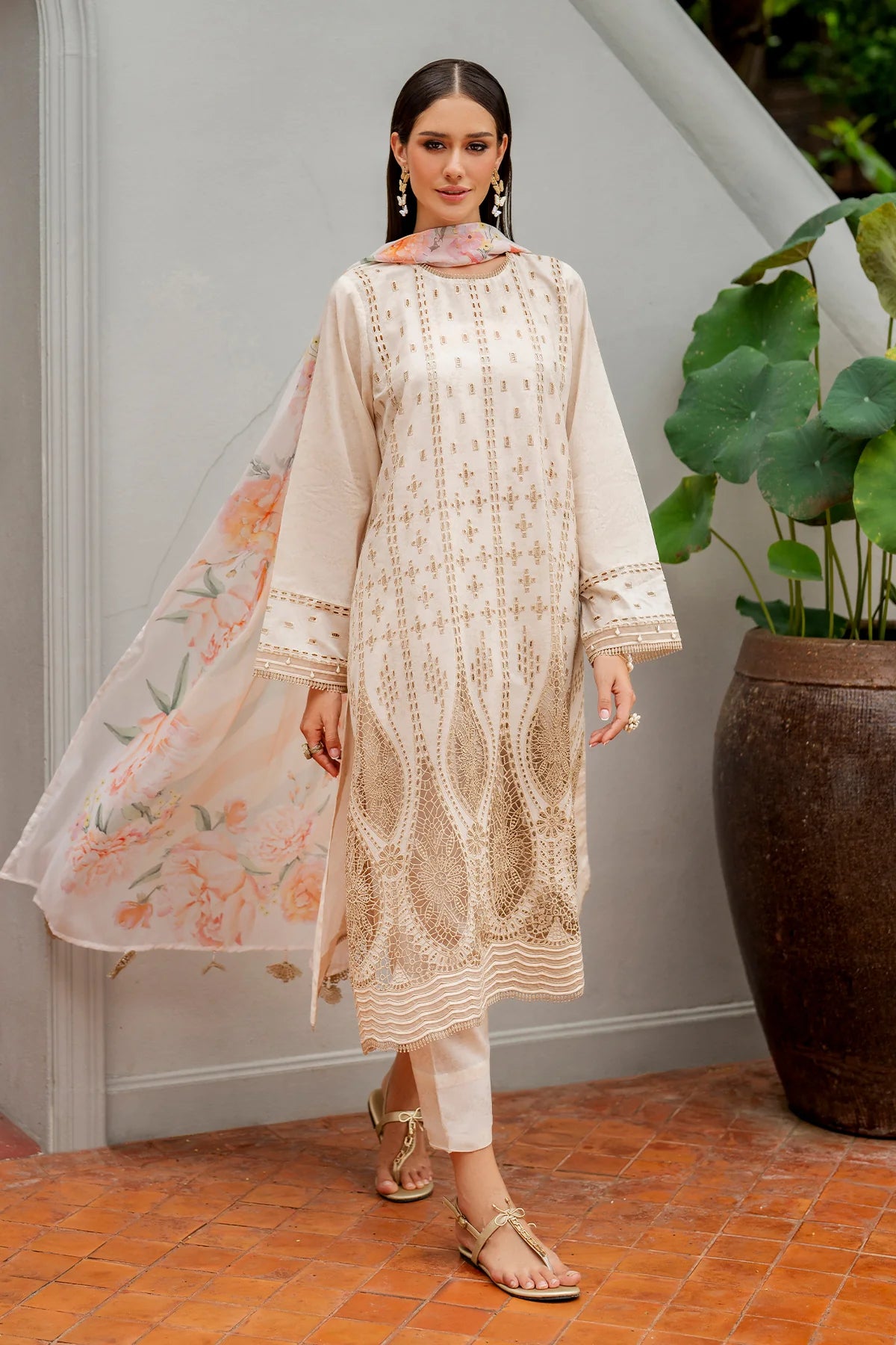 ESUF4274 | UNSTITCHED | Baroque