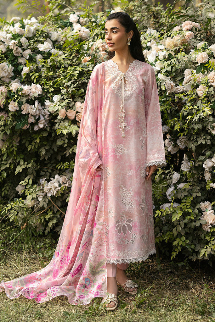 MEADOW MIST-3PC PRINTED LAWN SUIT | Cross Stitch