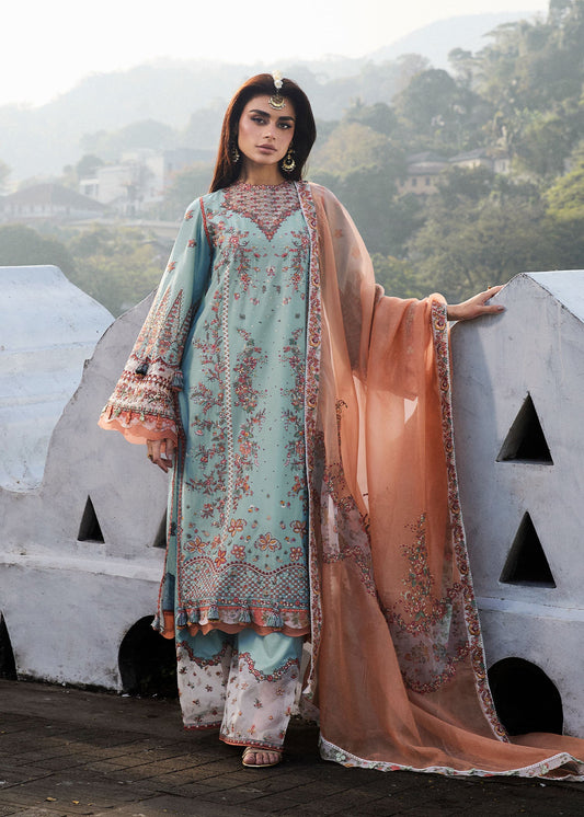 Malibu | Hussain Rehar Luxury Lawn’25