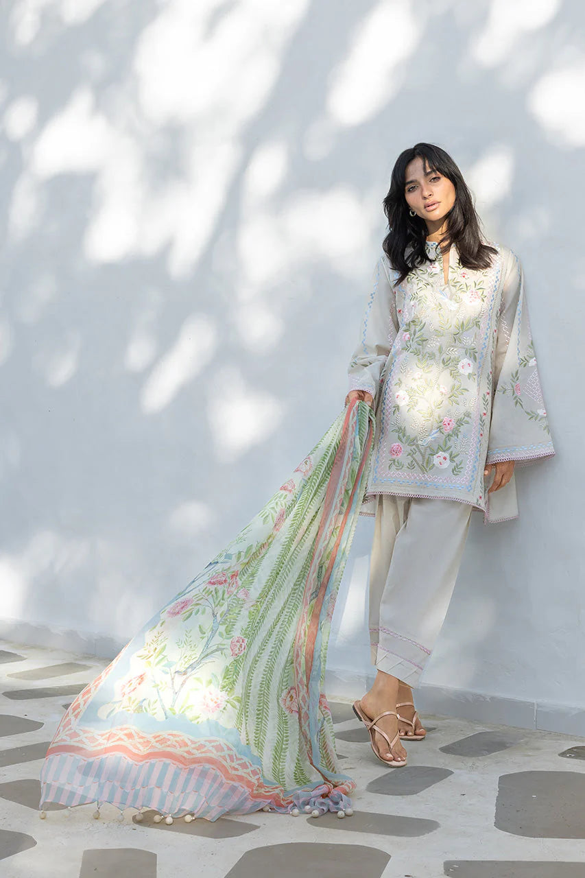 Mina (B) | Unstitched Lawn '26 | Sania Maskatiya (RTS)