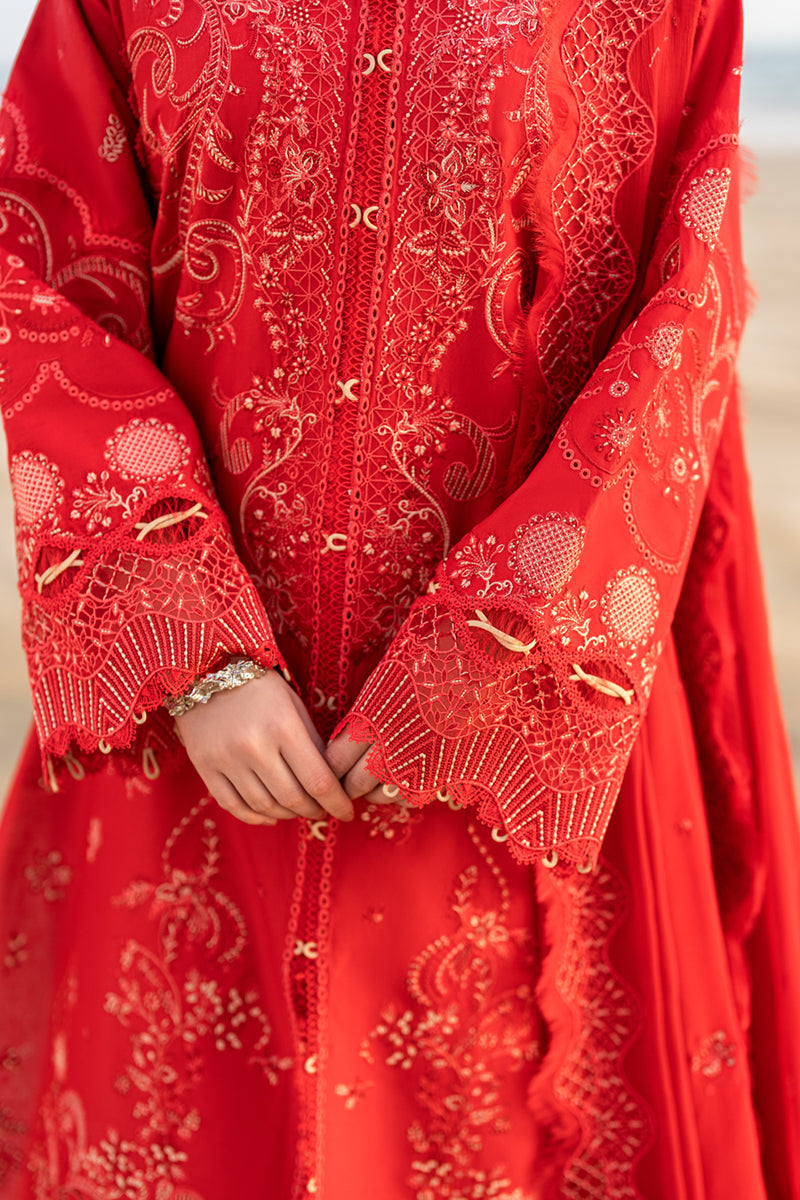 Bella-FK-07| Qalamkar - Sahil Luxury Lawn’25