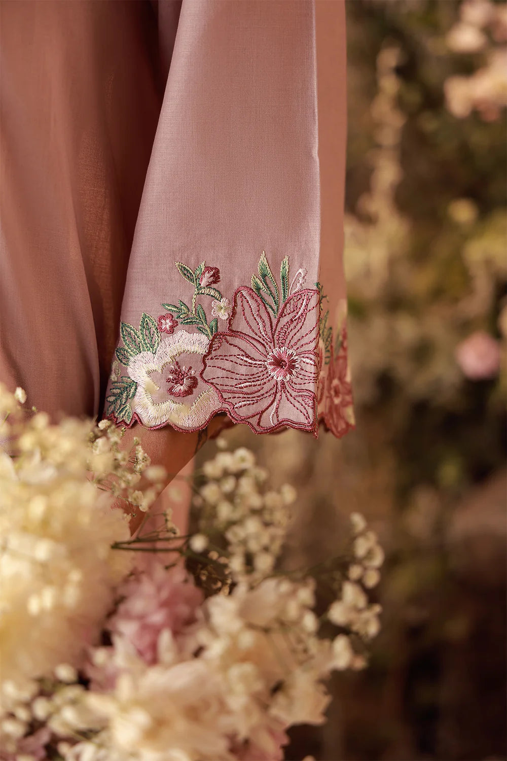 Dusty Blush | Pret Essentials - Embroidered Co-Ord Sets | Sahar