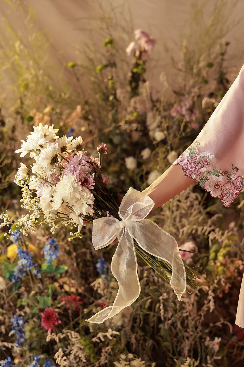 Dusty Blush | Pret Essentials - Embroidered Co-Ord Sets | Sahar
