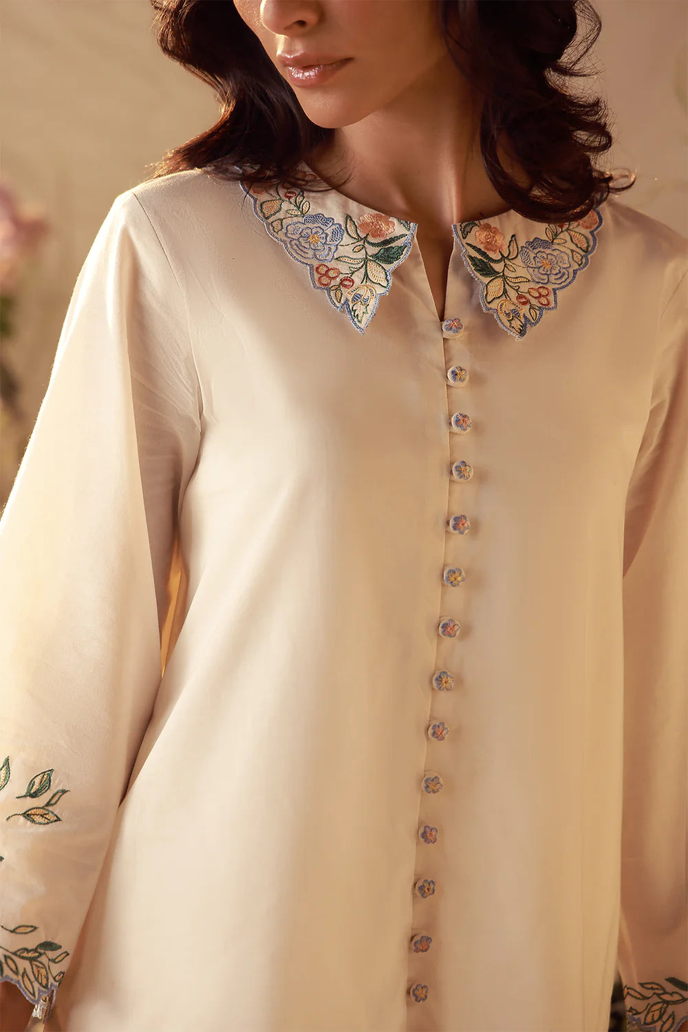 Daisy | Pret Essentials - Embroidered Co-Ord Sets | Sahar