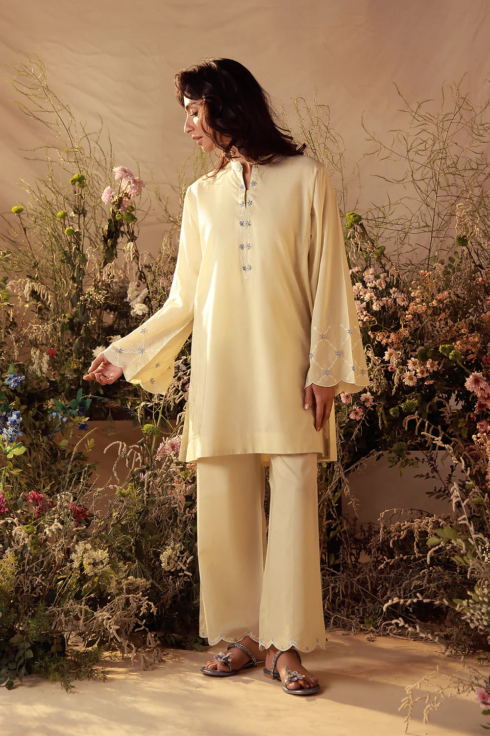 Zinnia | Pret Essentials - Embroidered Co-Ord Sets | Sahar