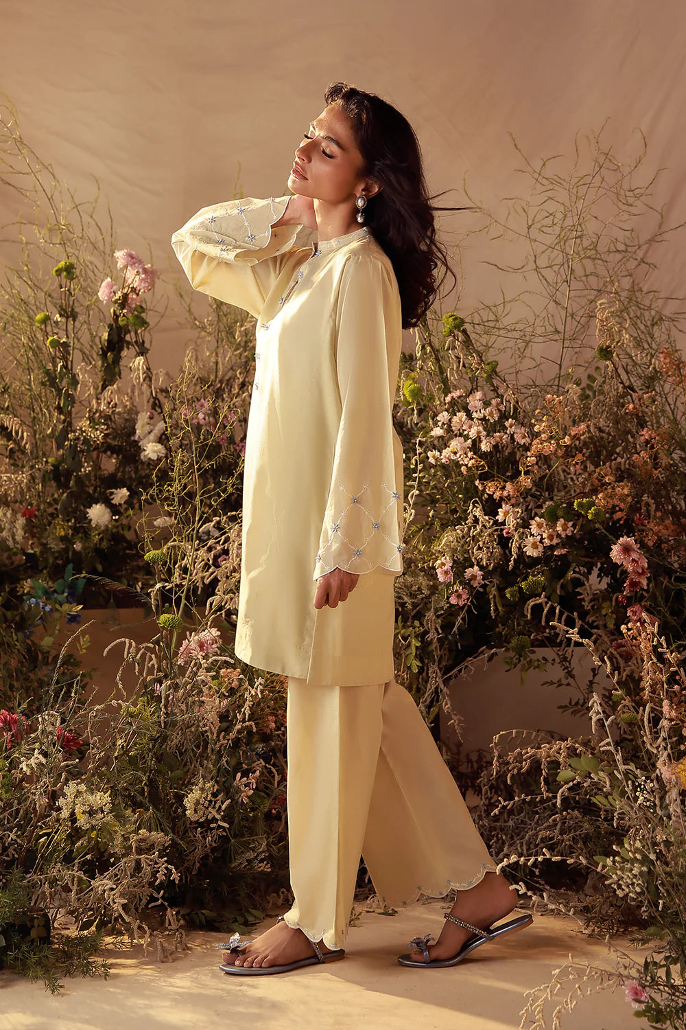 Zinnia | Pret Essentials - Embroidered Co-Ord Sets | Sahar