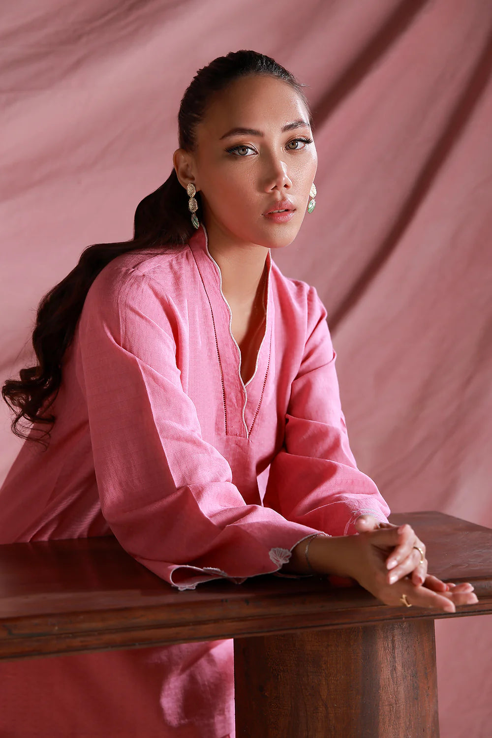 Pink Petal | Pret Essentials - Embroidered Co-Ord Sets | Sahar