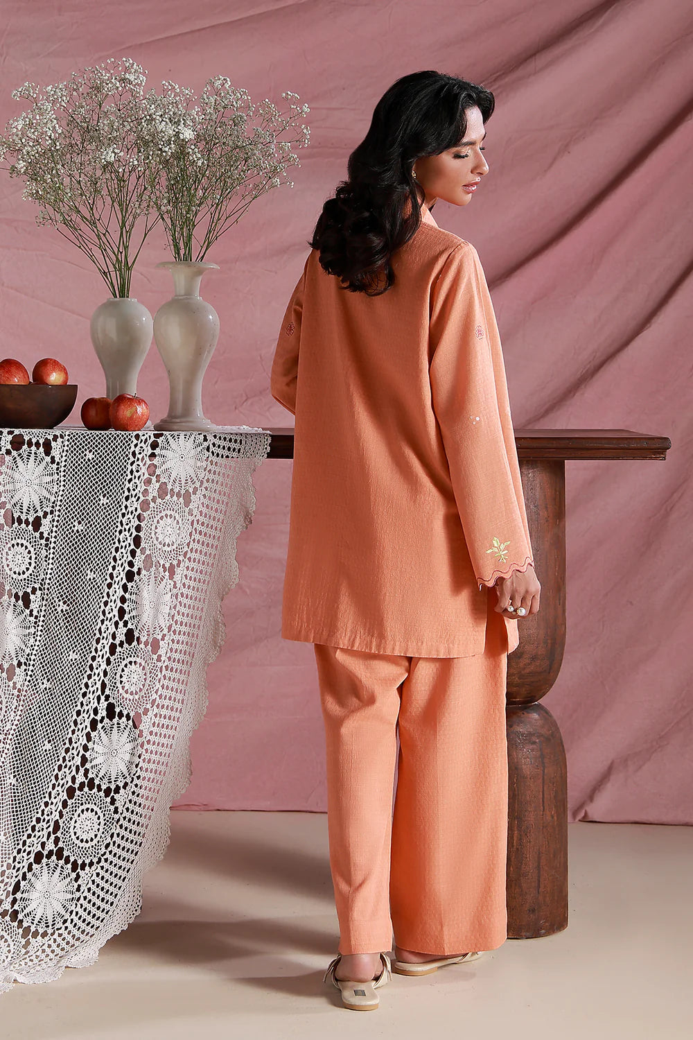 Citrus Bloom | Pret Essentials - Embroidered Co-Ord Sets | Sahar