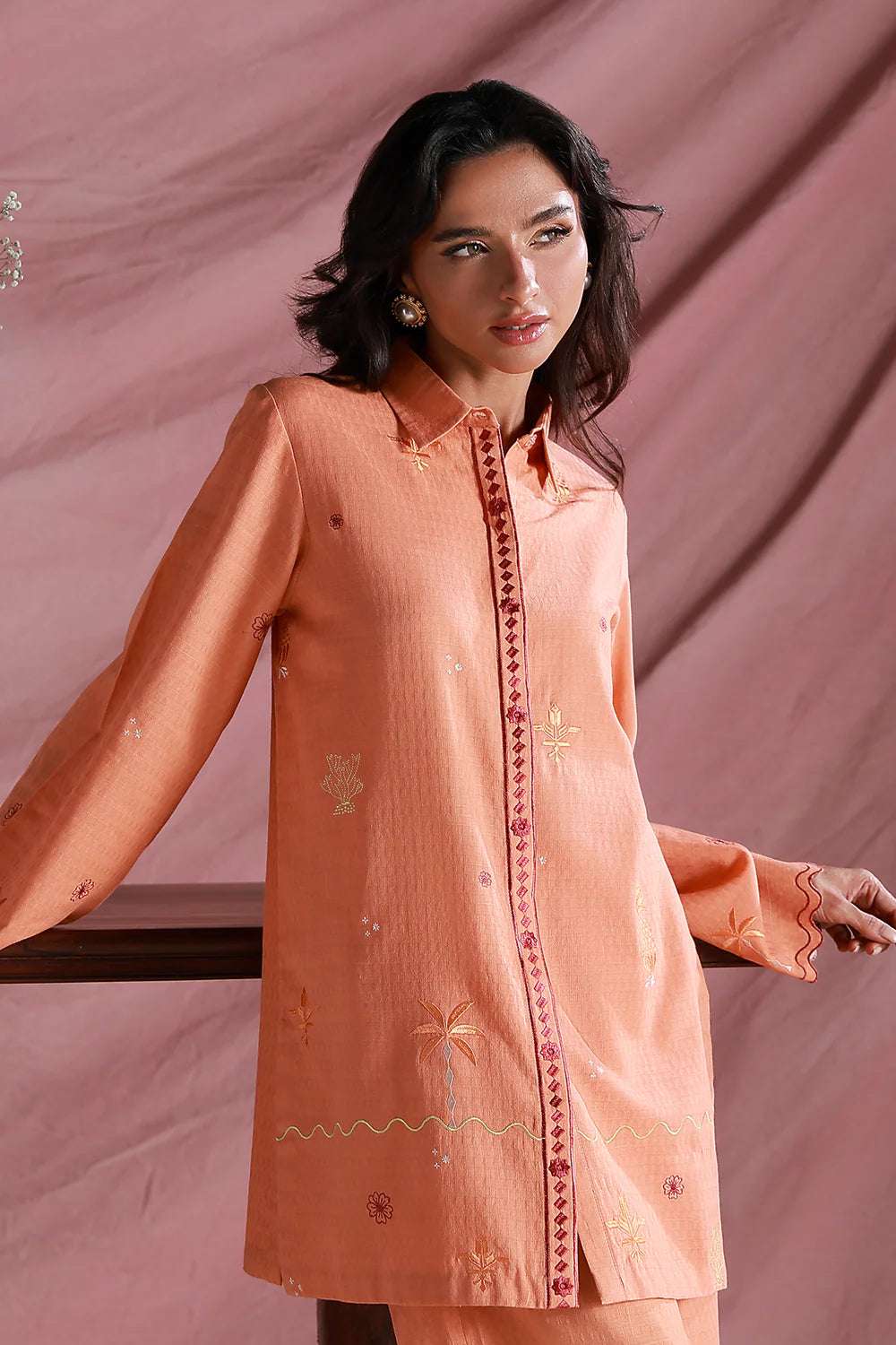 Citrus Bloom | Pret Essentials - Embroidered Co-Ord Sets | Sahar