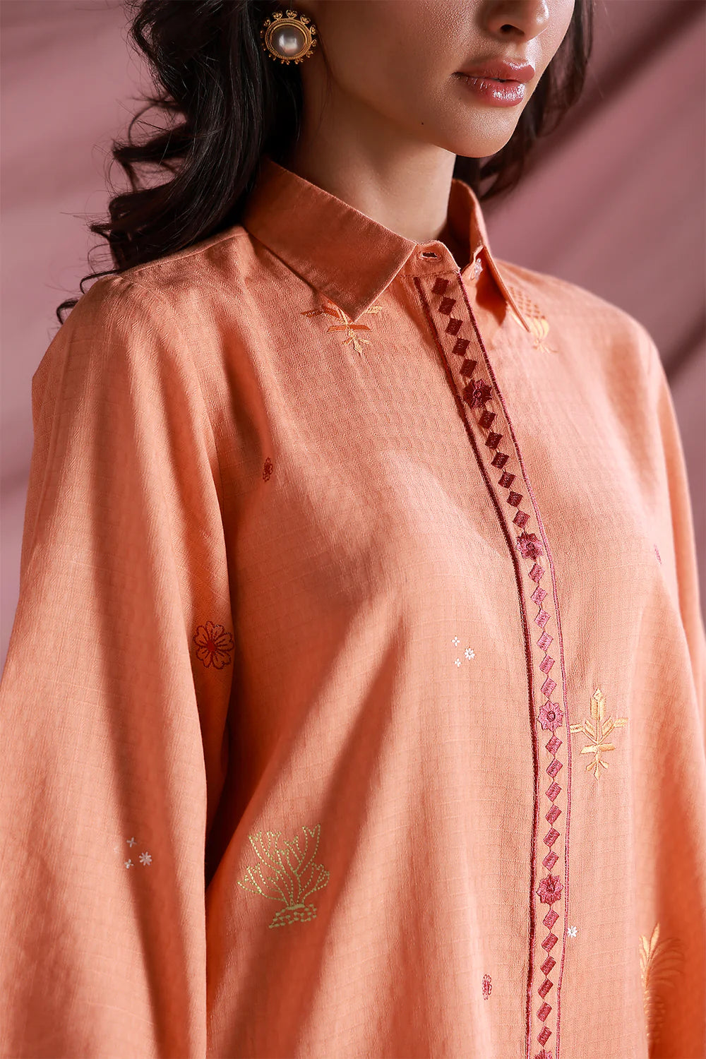 Citrus Bloom | Pret Essentials - Embroidered Co-Ord Sets | Sahar