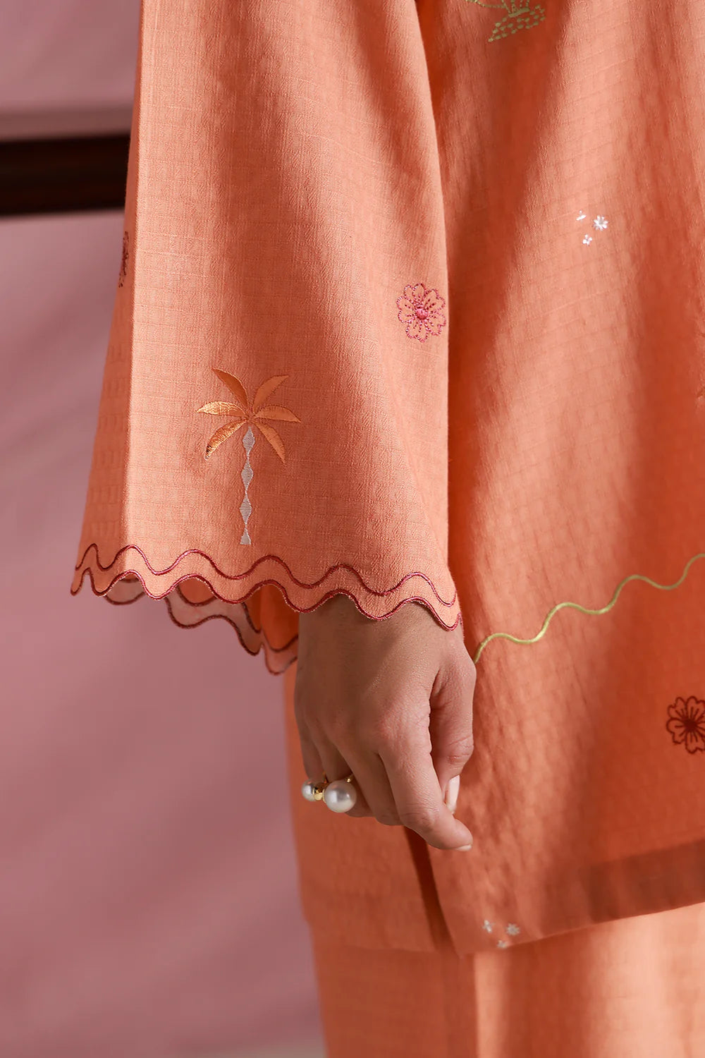Citrus Bloom | Pret Essentials - Embroidered Co-Ord Sets | Sahar