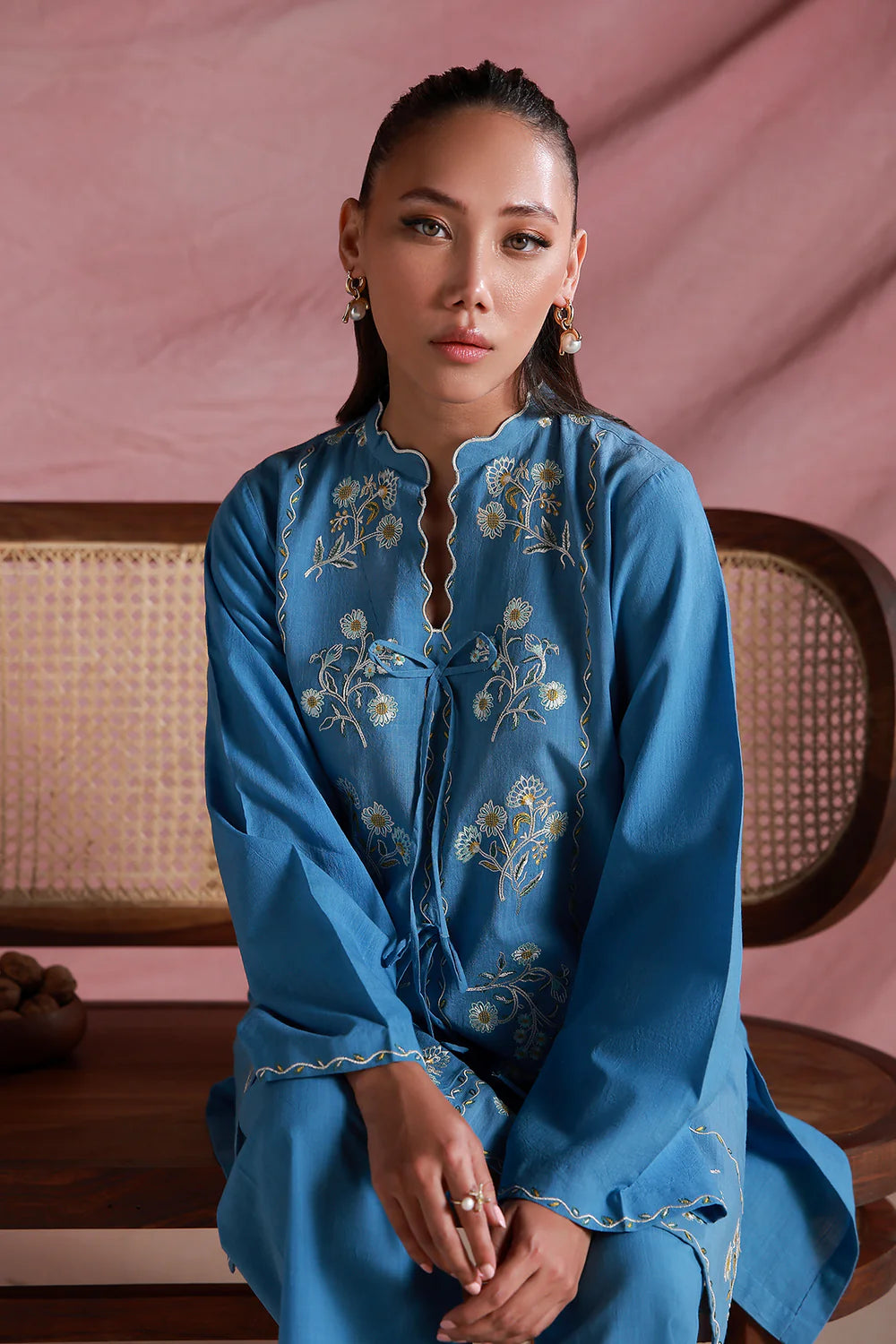 Bluebell Relic | Pret Essentials - Embroidered Co-Ord Sets | Sahar