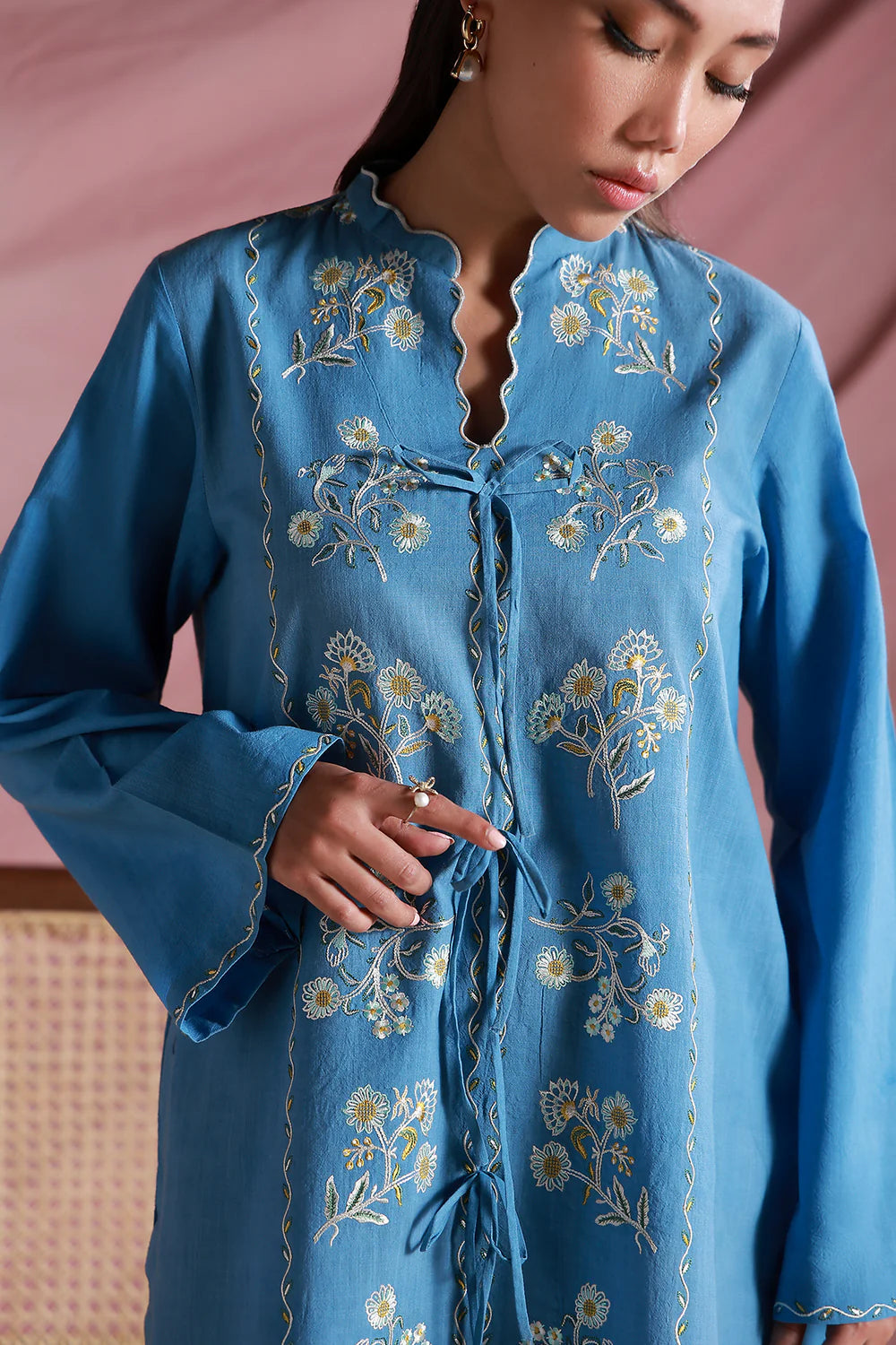Bluebell Relic | Pret Essentials - Embroidered Co-Ord Sets | Sahar