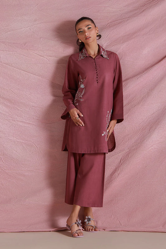 Mulberry Muse | Pret Essentials - Embroidered Co-Ord Sets | Sahar