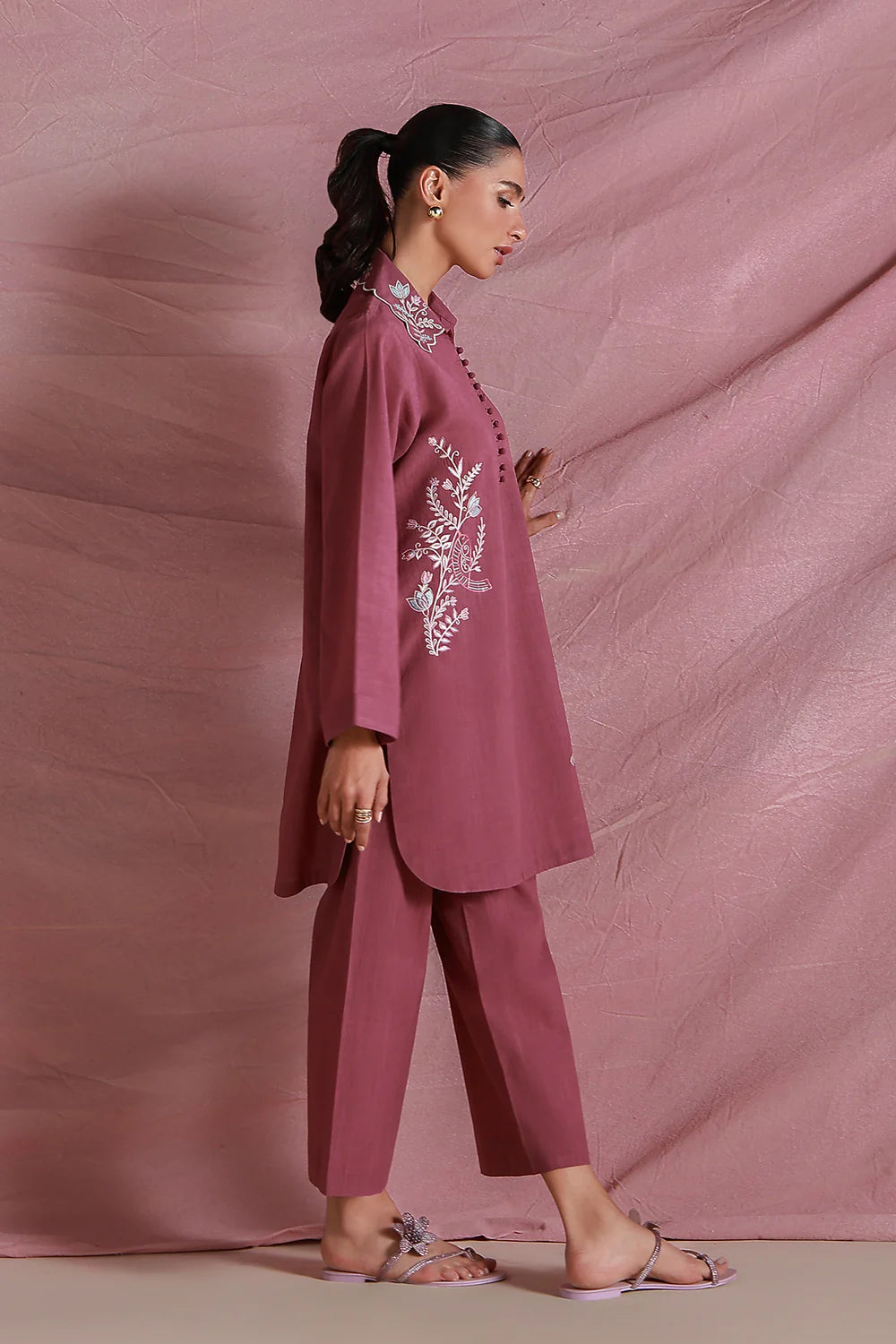 Mulberry Muse | Pret Essentials - Embroidered Co-Ord Sets | Sahar