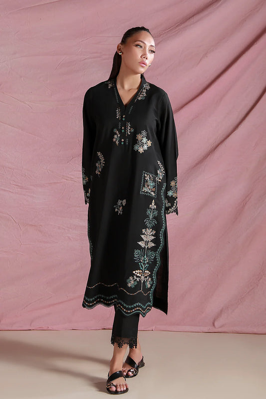 Midnight Afsana | Pret Essentials - Embroidered Co-Ord Sets | Sahar