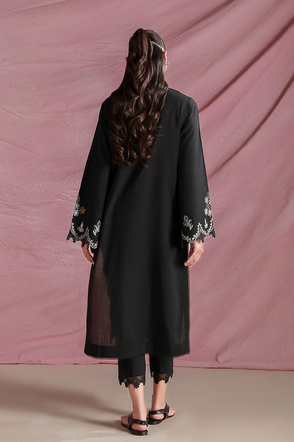 Midnight Afsana | Pret Essentials - Embroidered Co-Ord Sets | Sahar