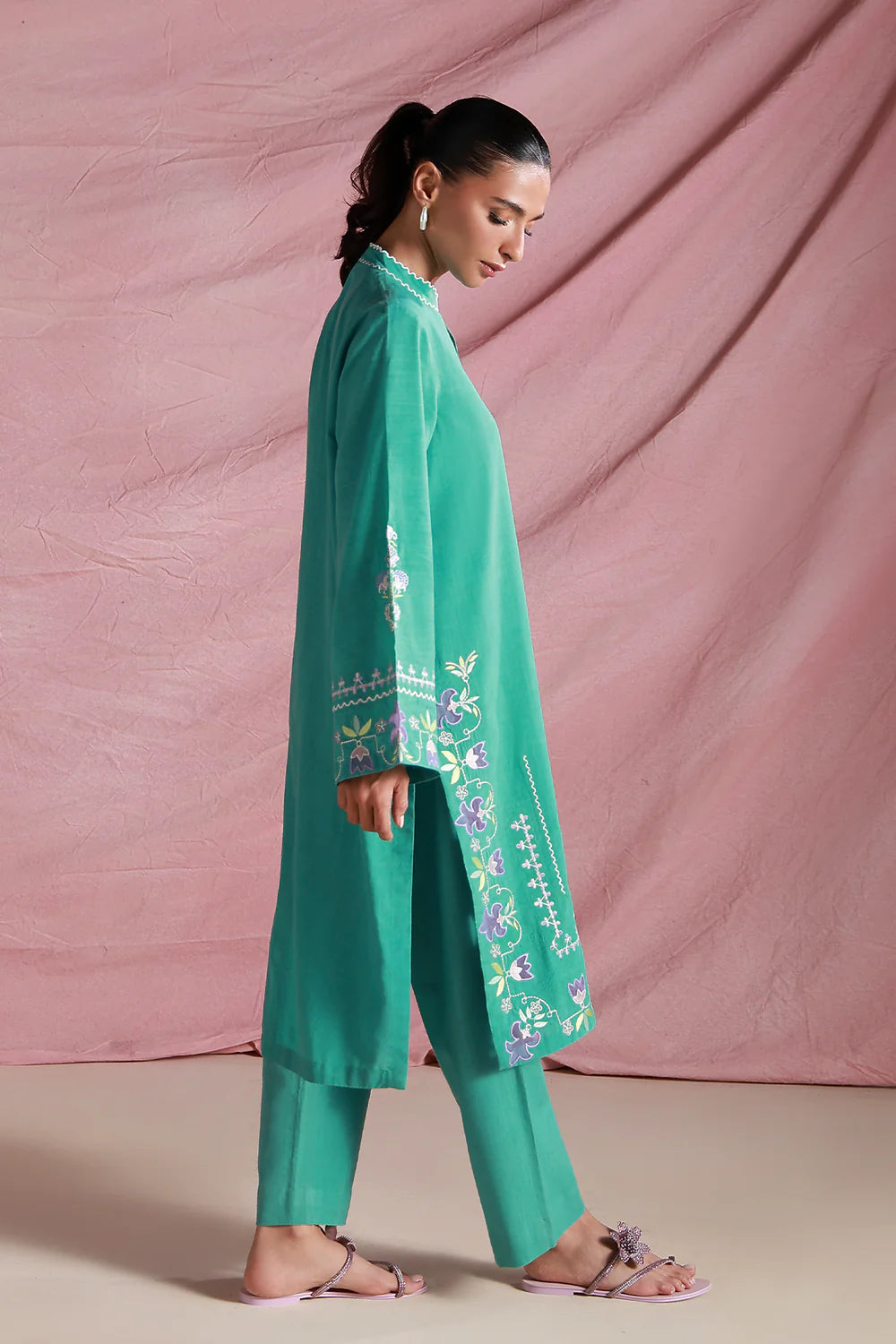 Jade Chronicle | Pret Essentials - Embroidered Co-Ord Sets | Sahar