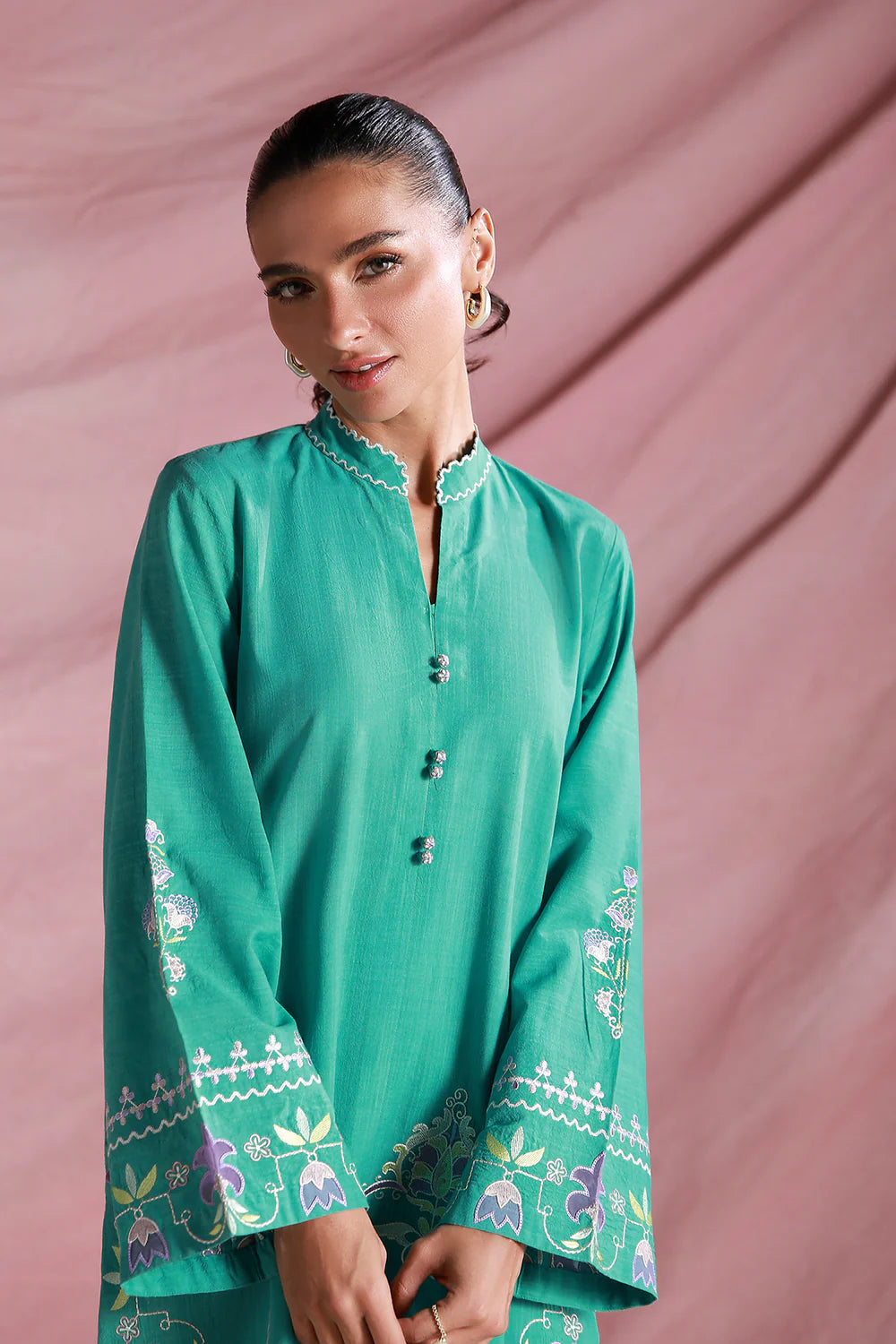 Jade Chronicle | Pret Essentials - Embroidered Co-Ord Sets | Sahar